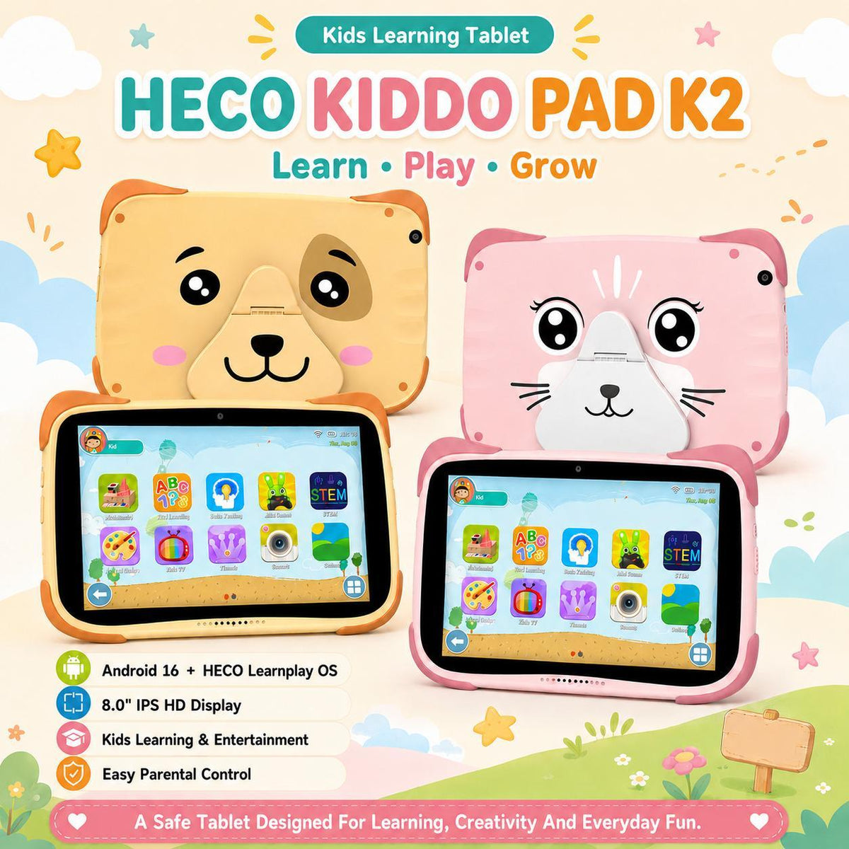 Heco Kiddo Pad K2 - Kids Tablet