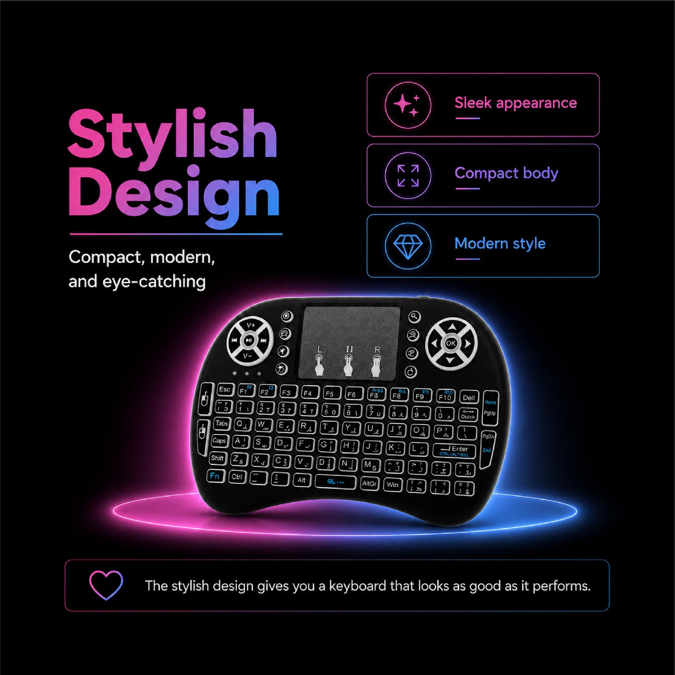Air Keyboard i8 - DCTB