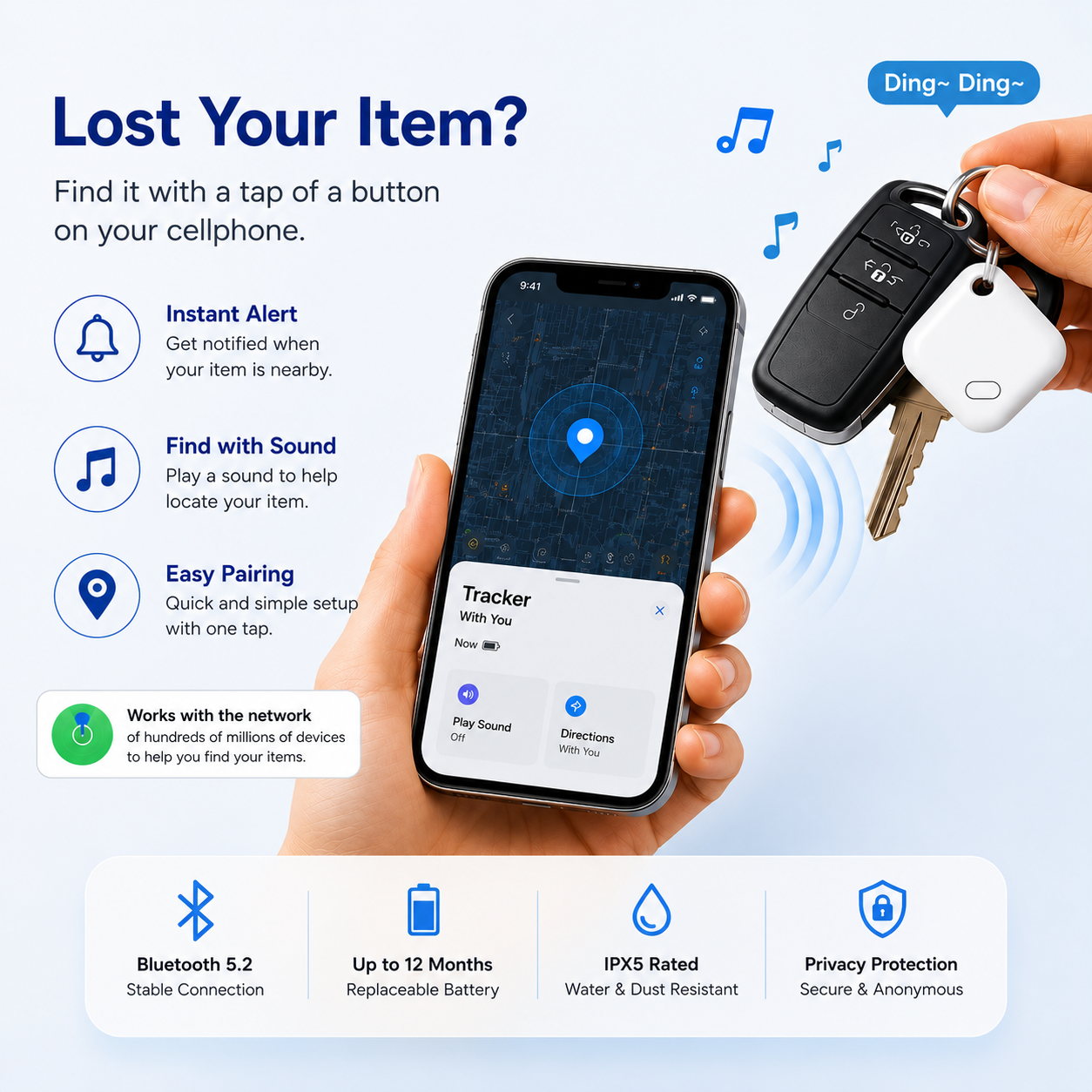 Heco Smart Find with IOS & Android