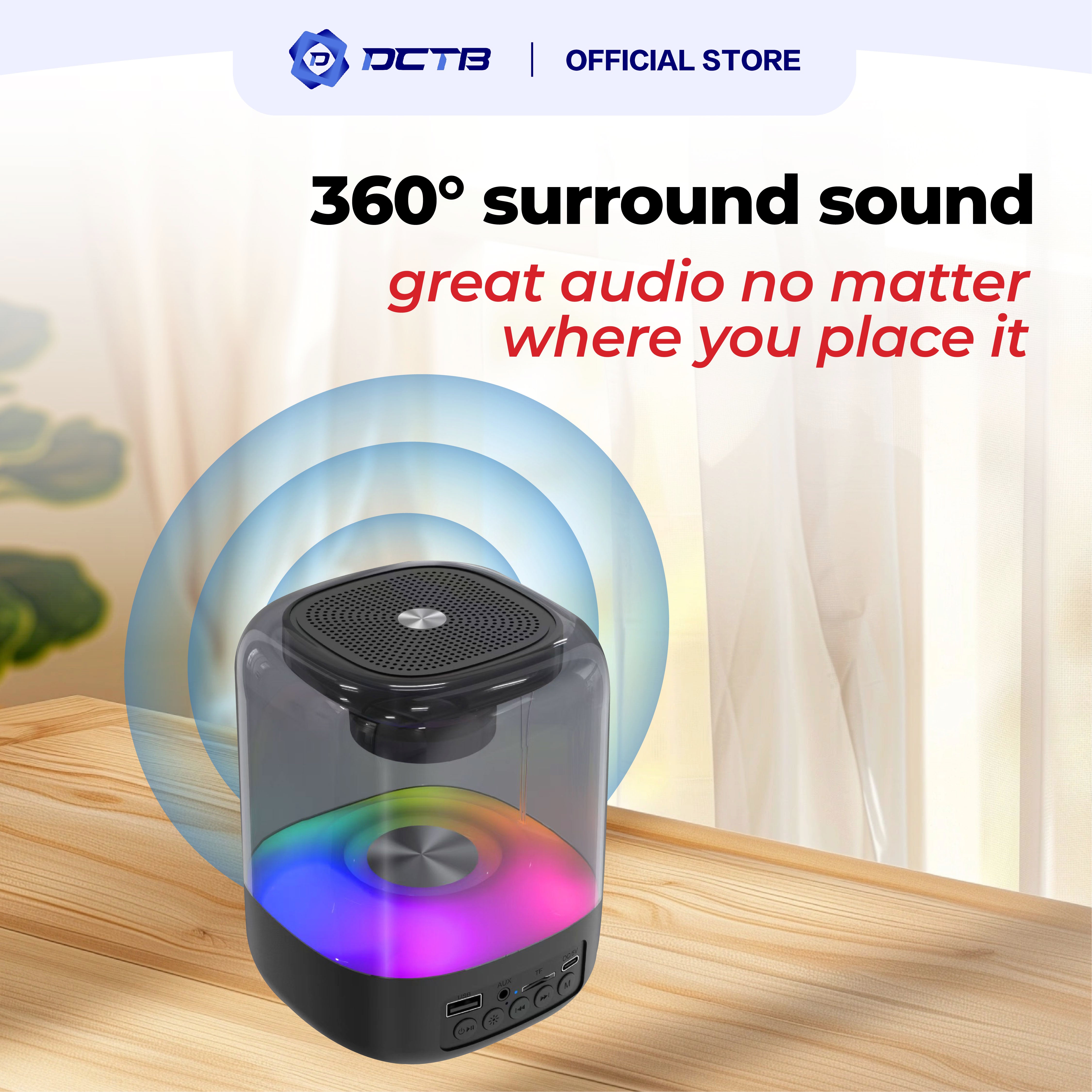 E-3061 Wireless Digital Bluetooth Speaker - DCTB
