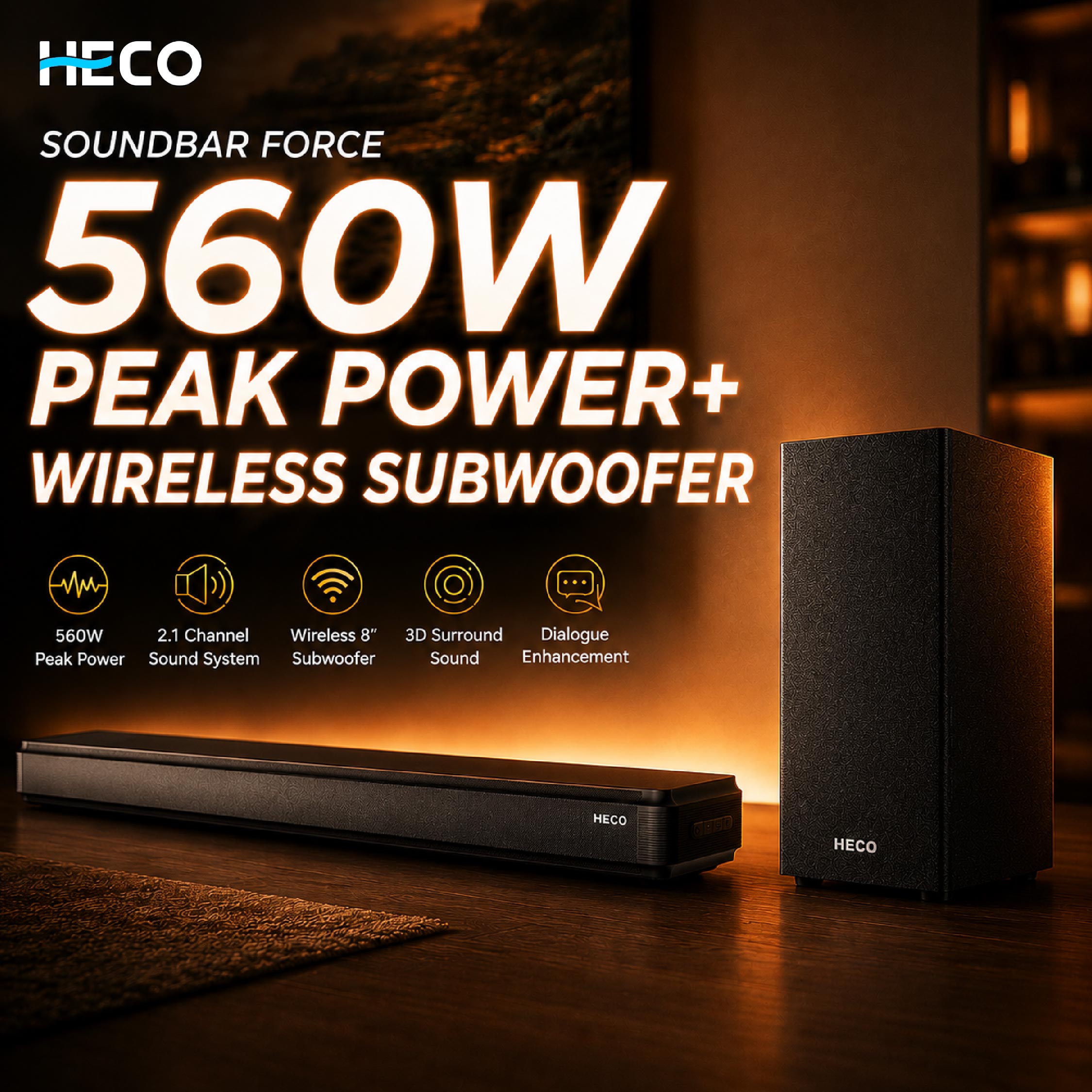 Heco Soundbar Force