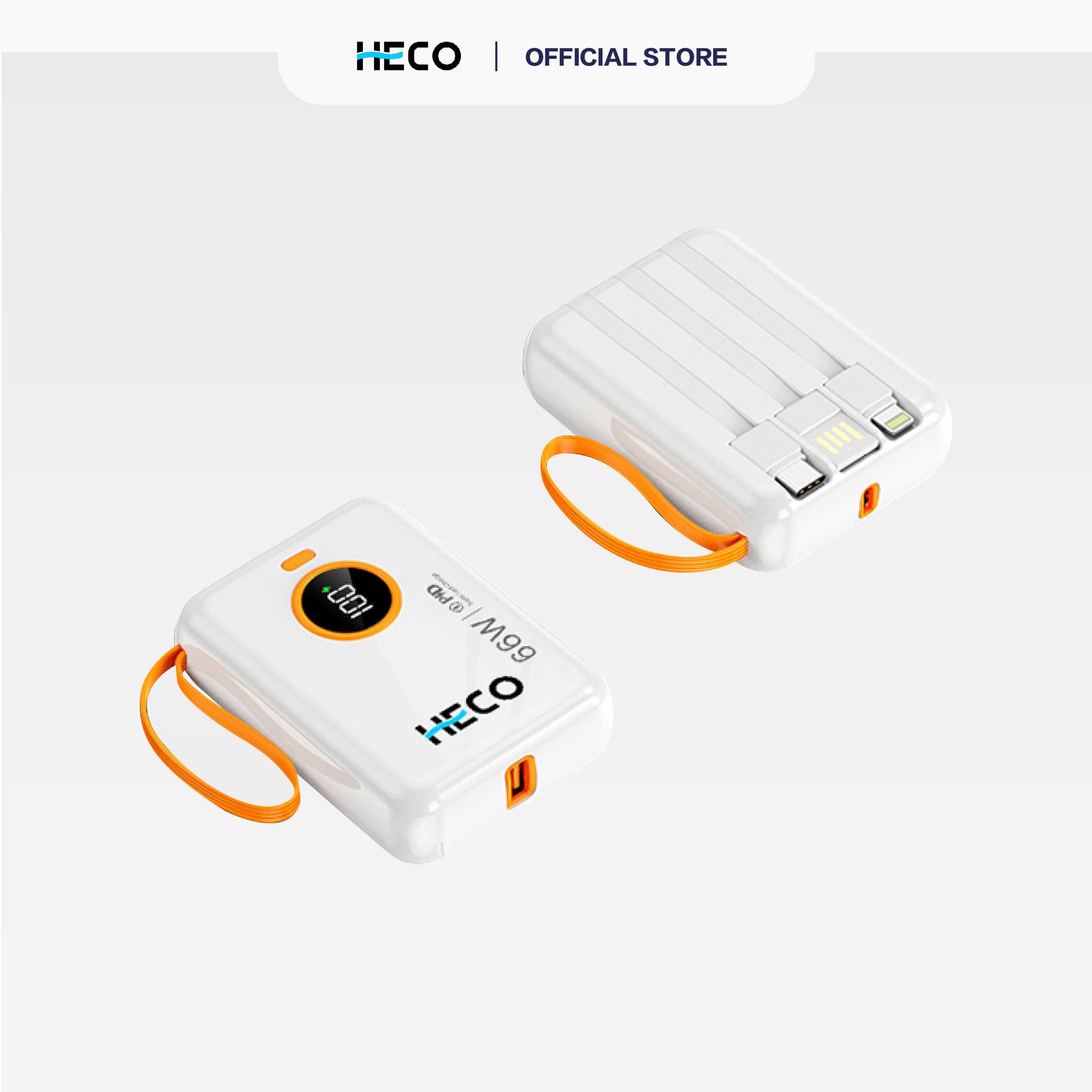 Heco 66W Fast Charge Powerbank 10000mah