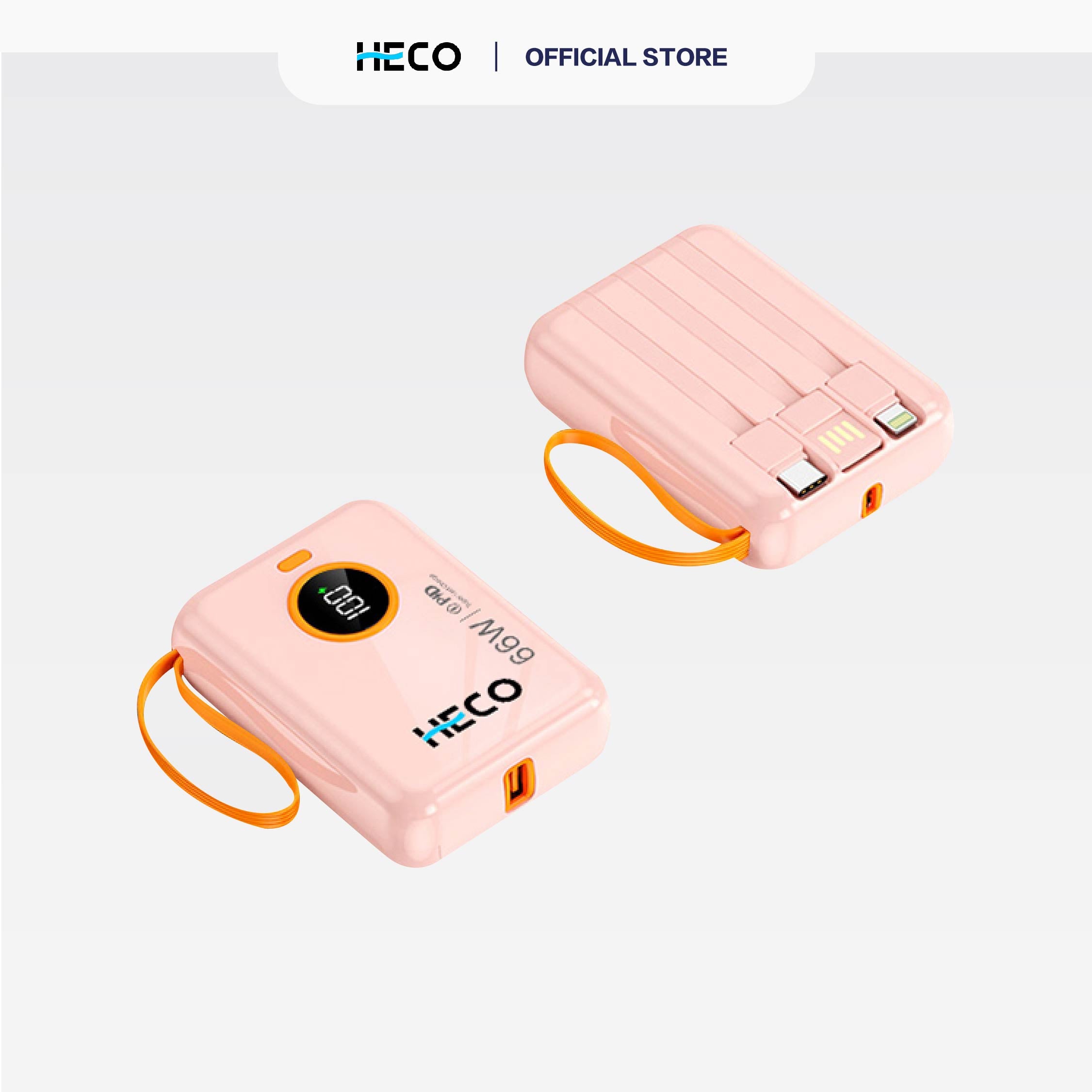 Heco 66W Fast Charge Powerbank 10000mah