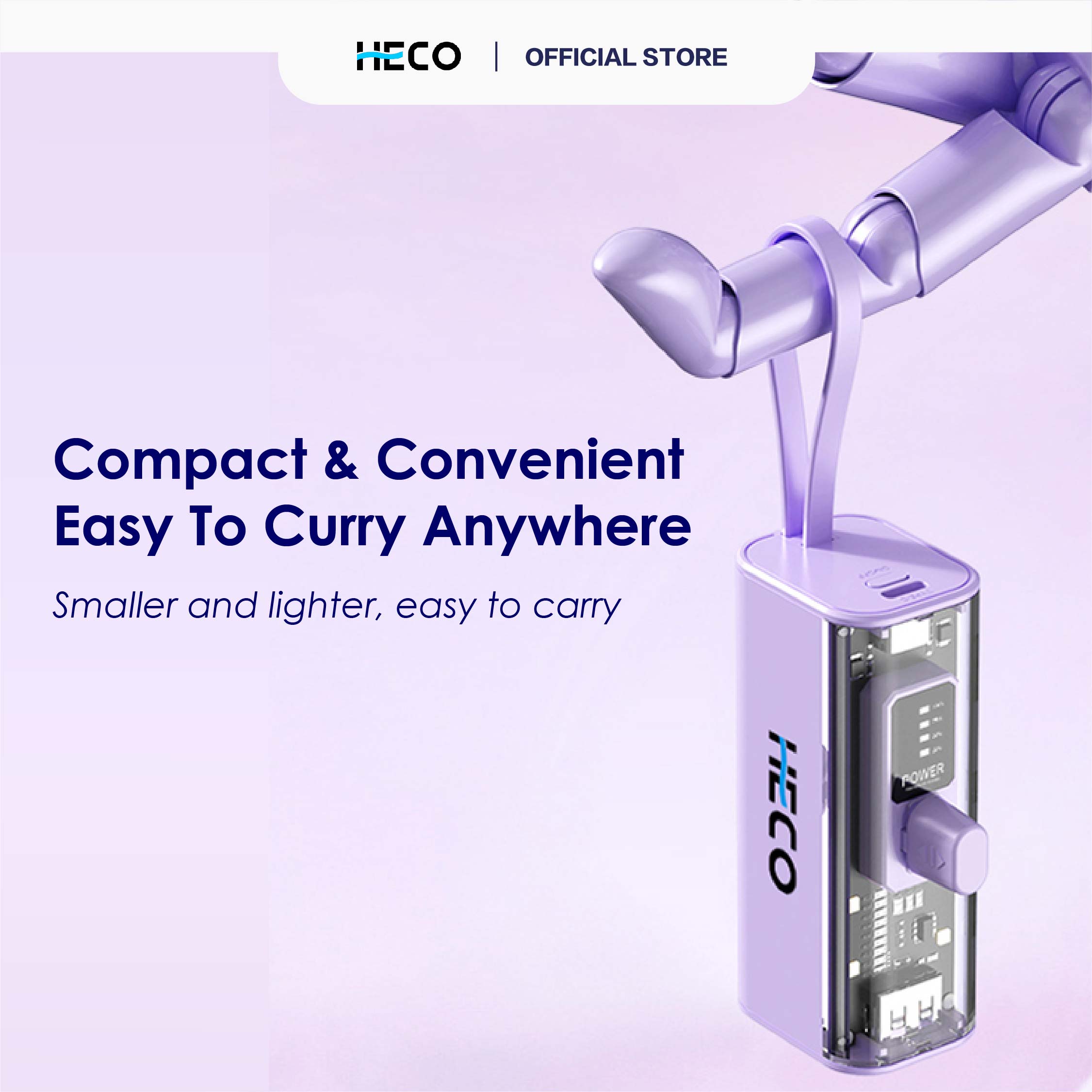 Heco Mini Capsule Powerbank 5000mah