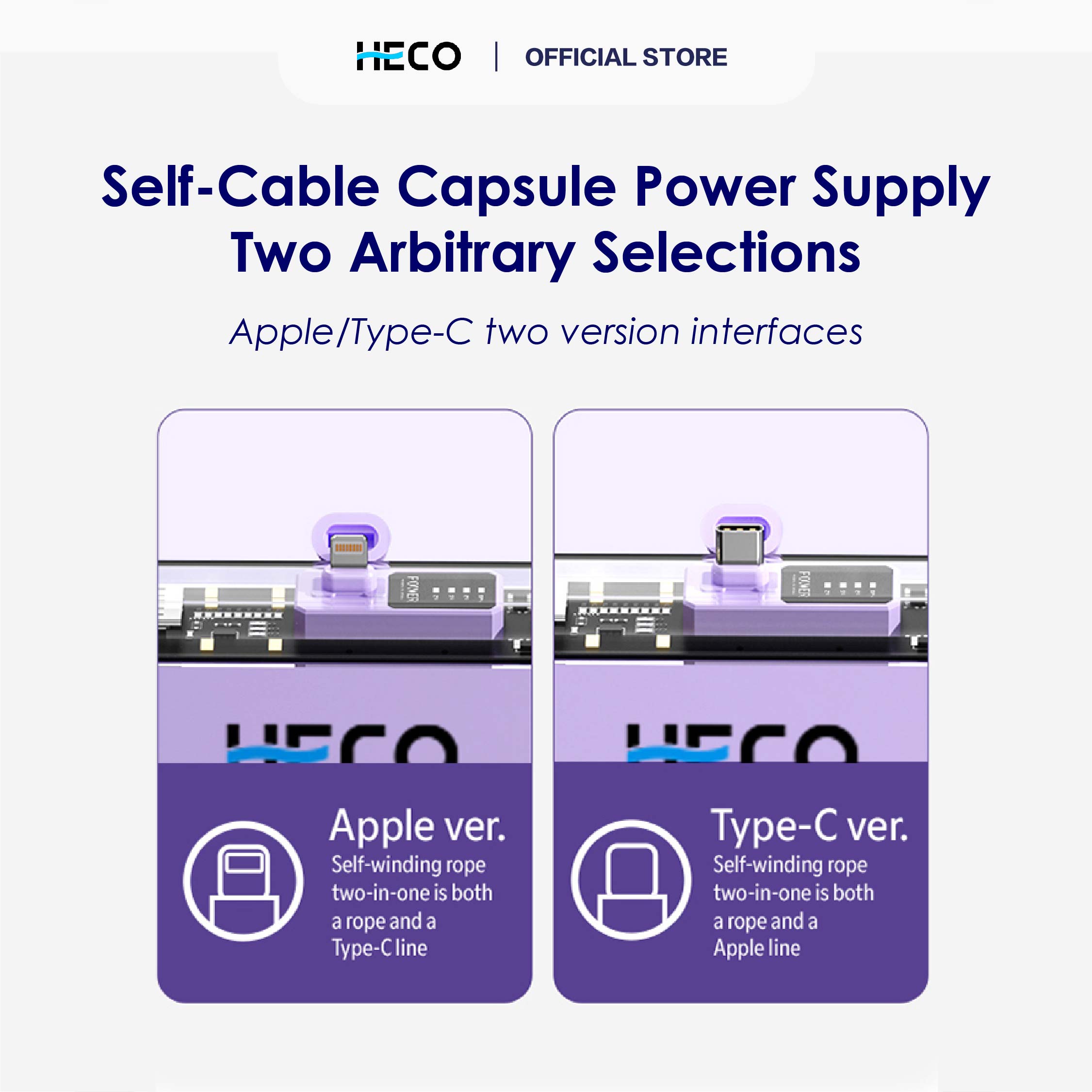 Heco Mini Capsule Powerbank 5000mah
