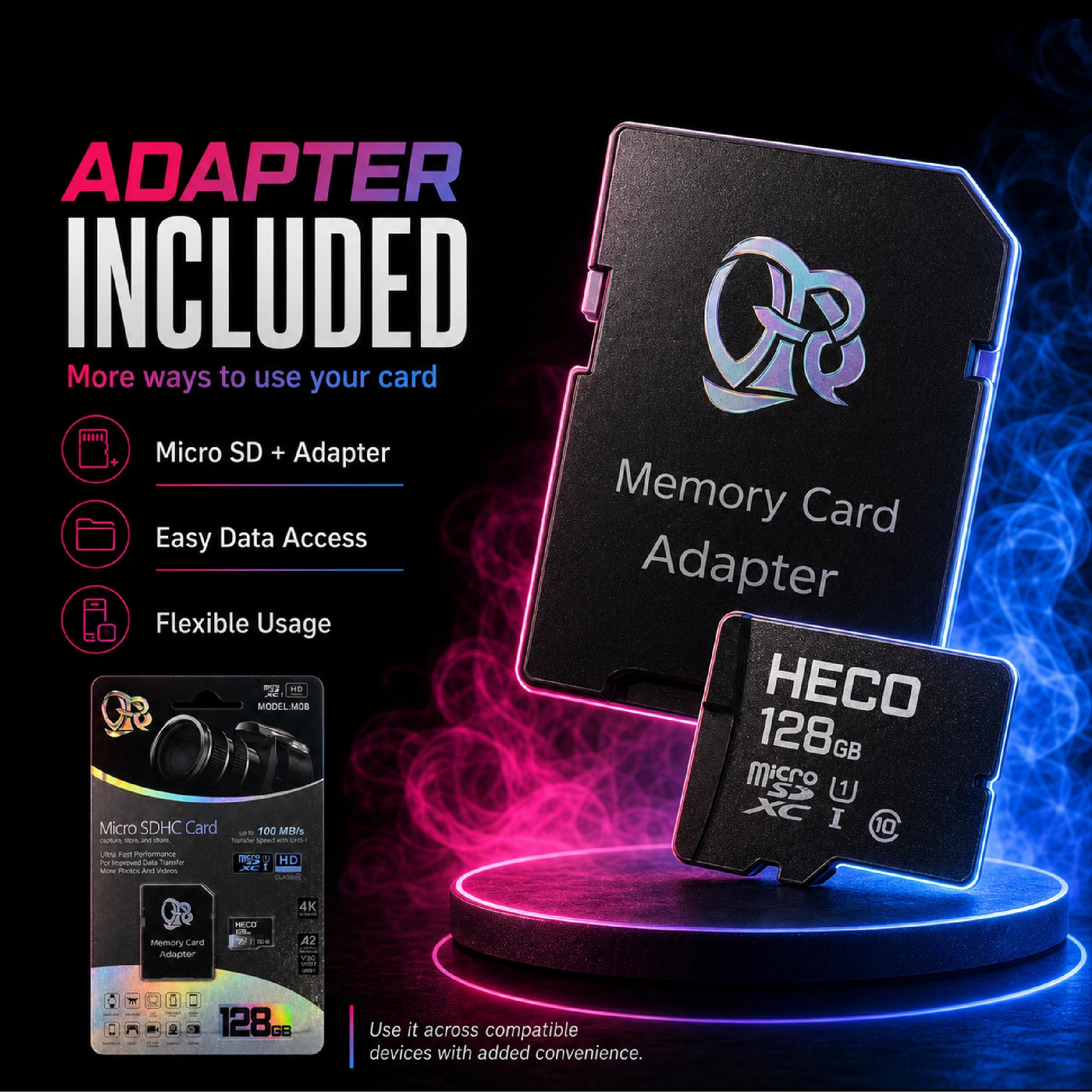 Heco 128GB Micro SD Card|Class 10 - DCTB