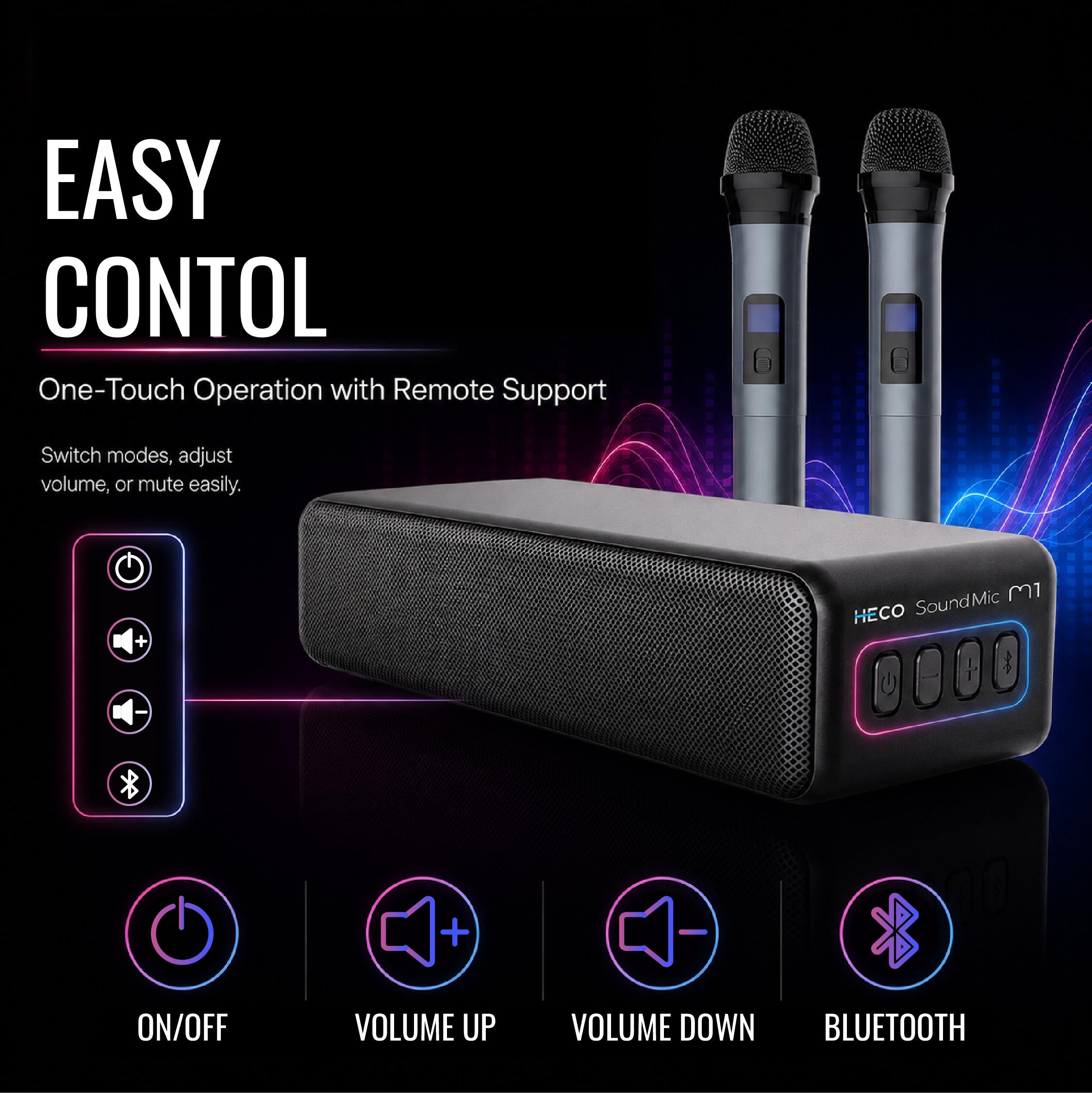 Heco SoundMic M1 Speaker Microphone - DCTB