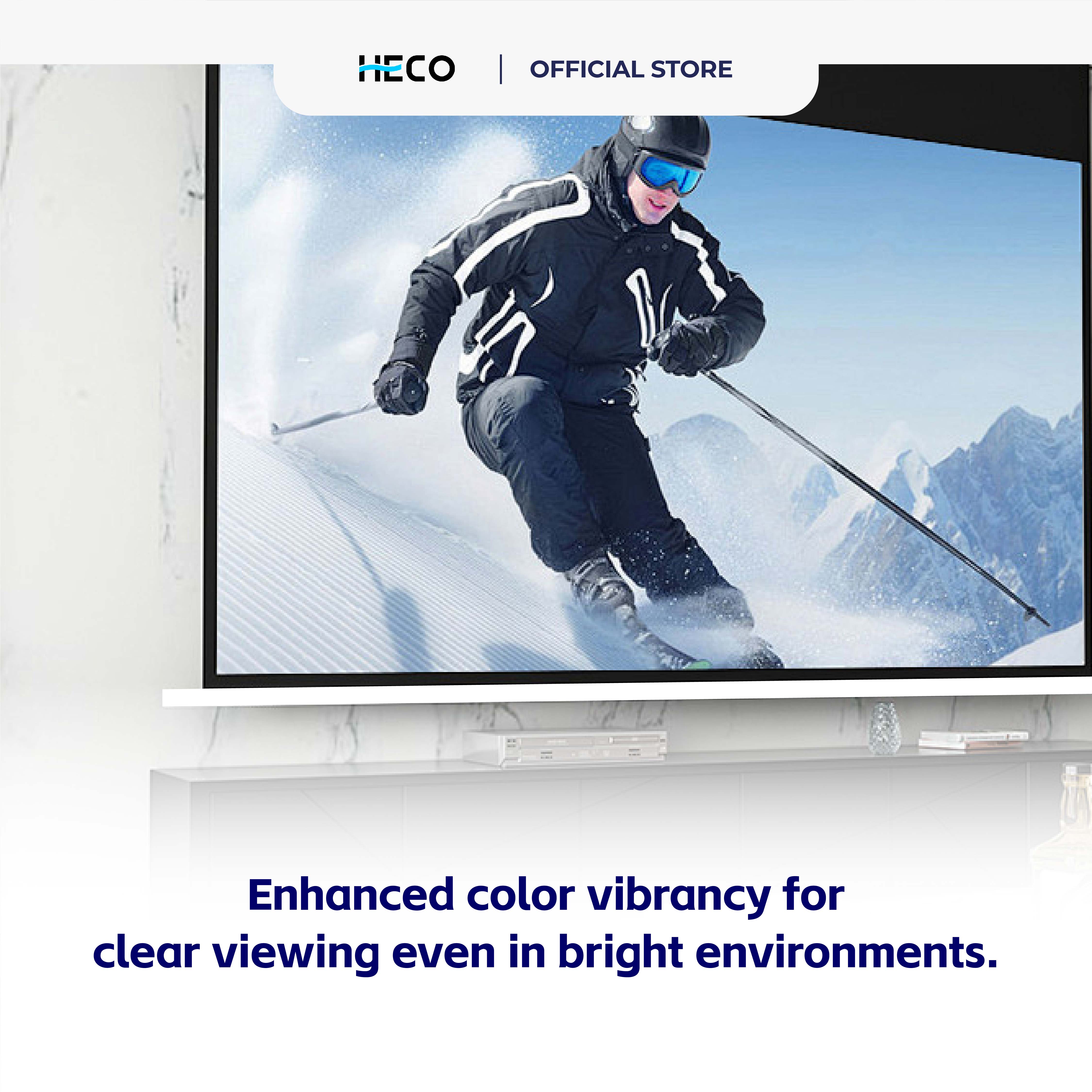 Heco 84” Inch Cinema-Grade Nano Anti-Light Screen - DCTB
