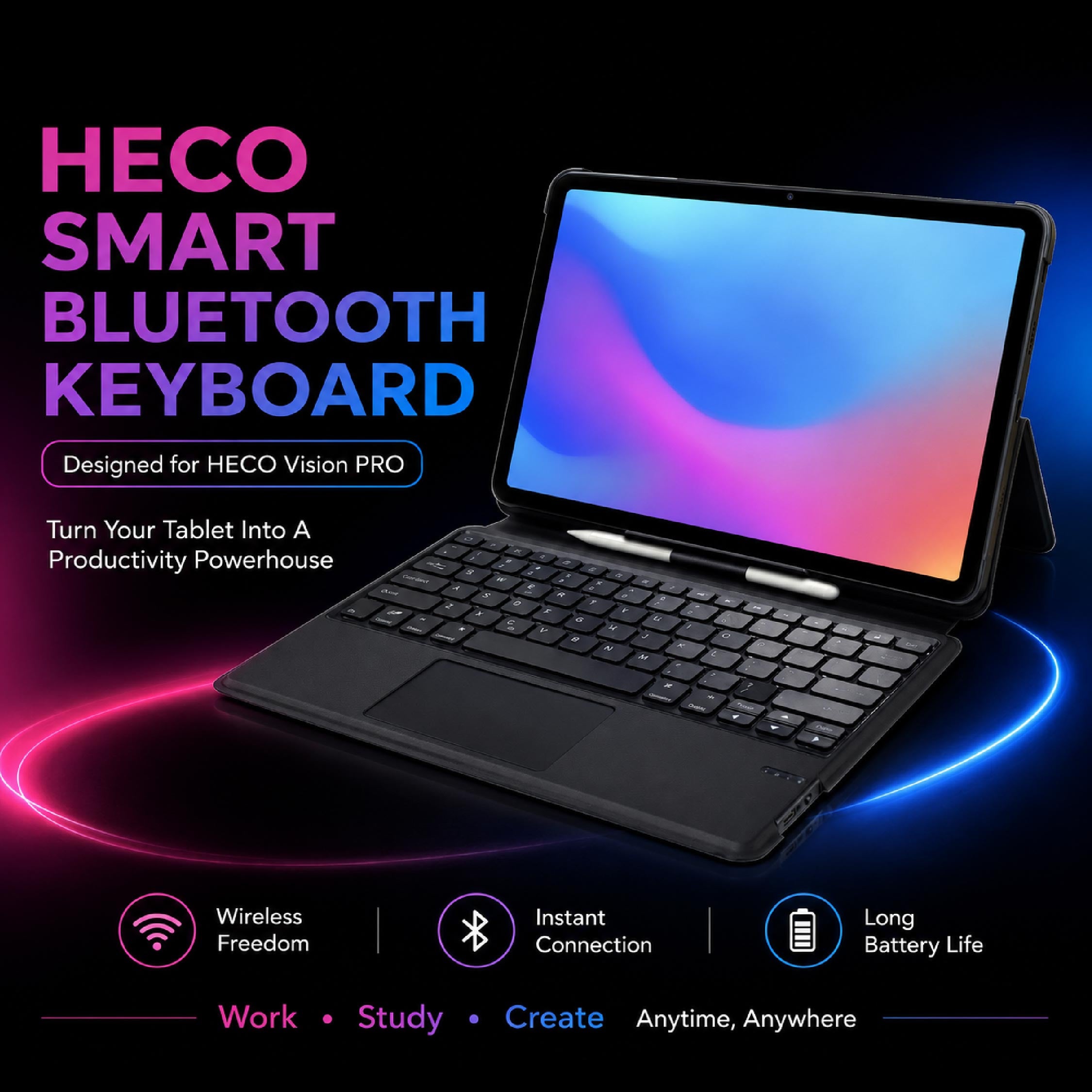 Heco Smart Bluetooth Keyboard | Heco Vision PRO - DCTB