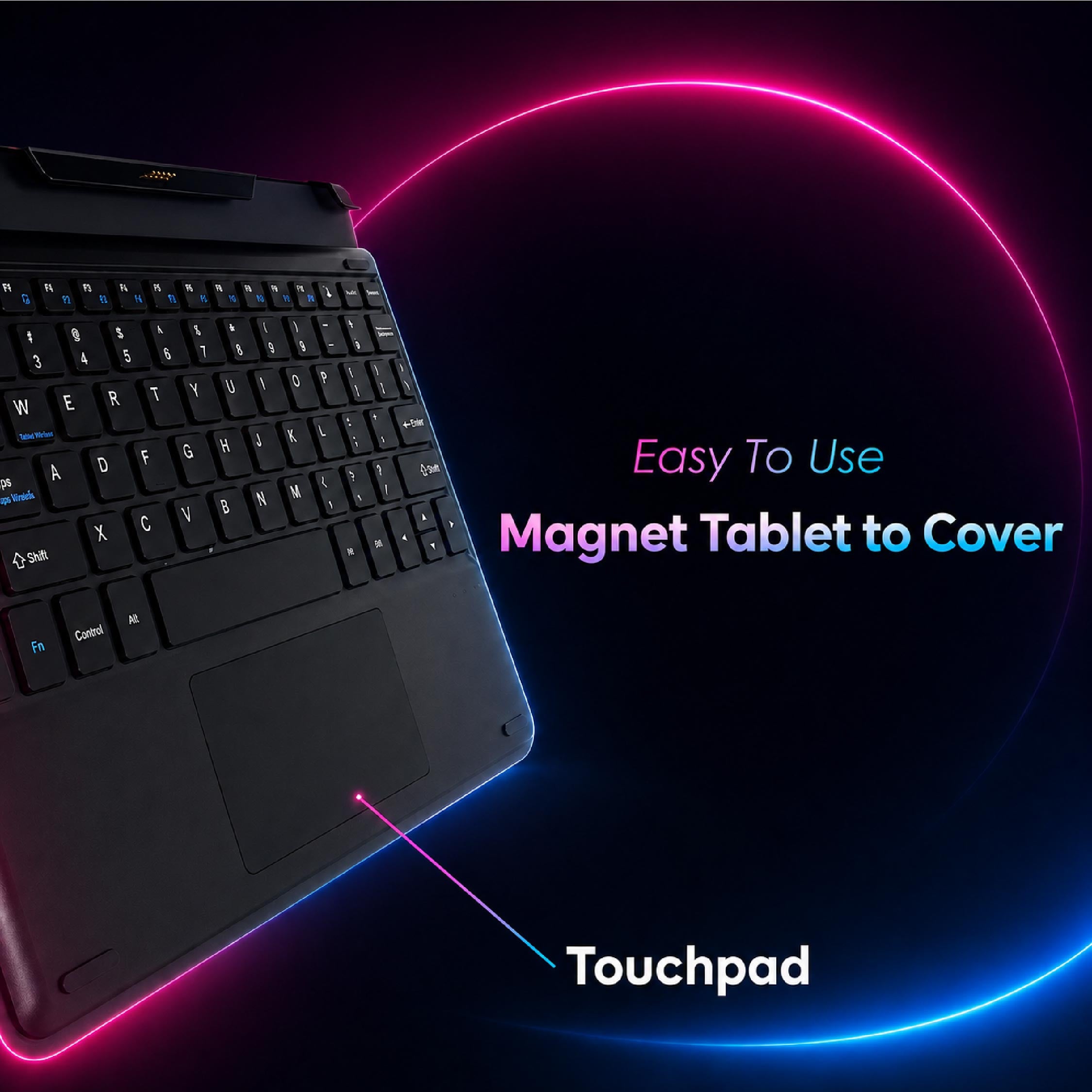 Heco Vision Tablet Magnet Smart Keyboard (10.36' Inch) - DCTB
