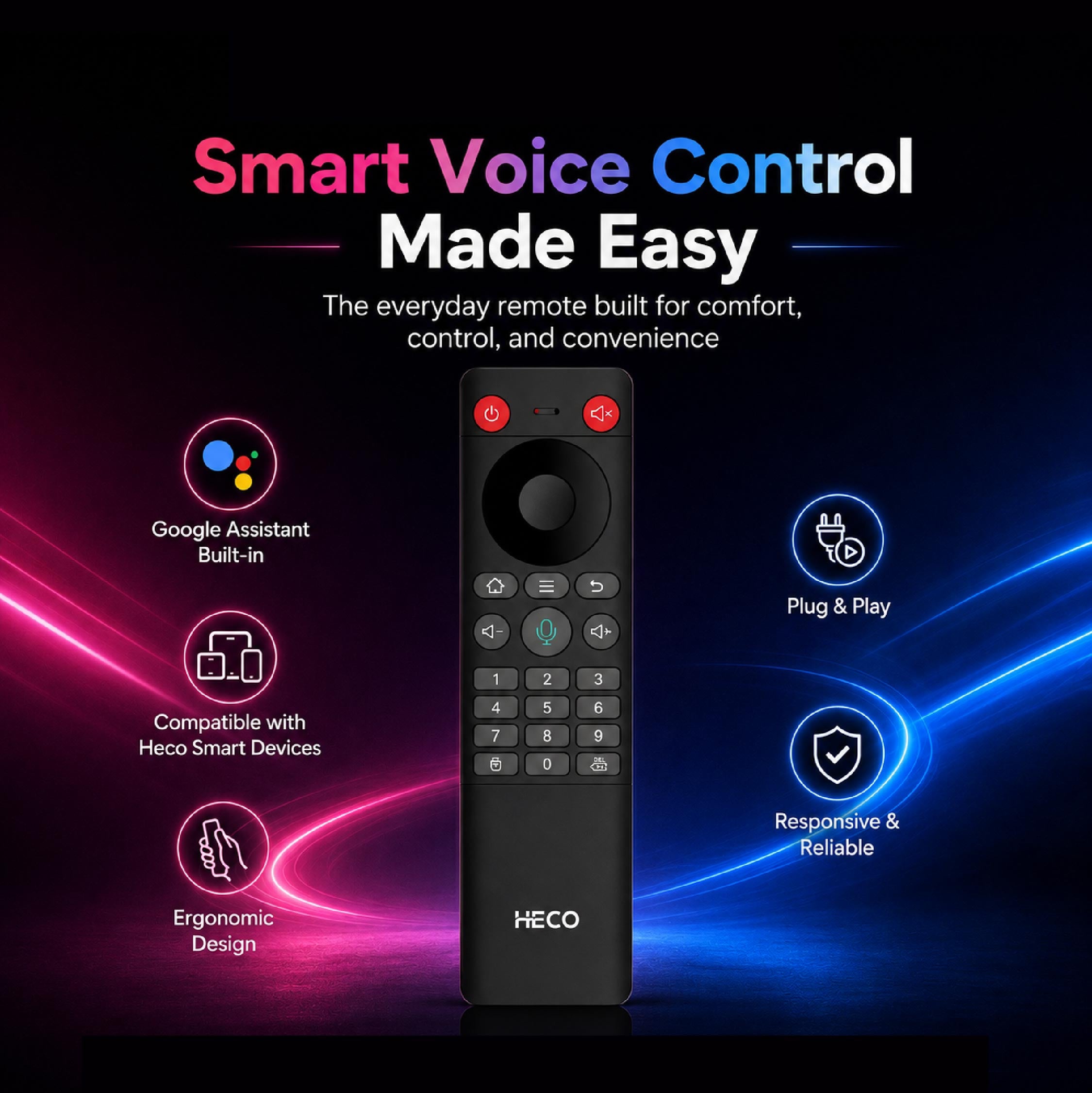 Heco Bluetooth Smart Remote Control - DCTB