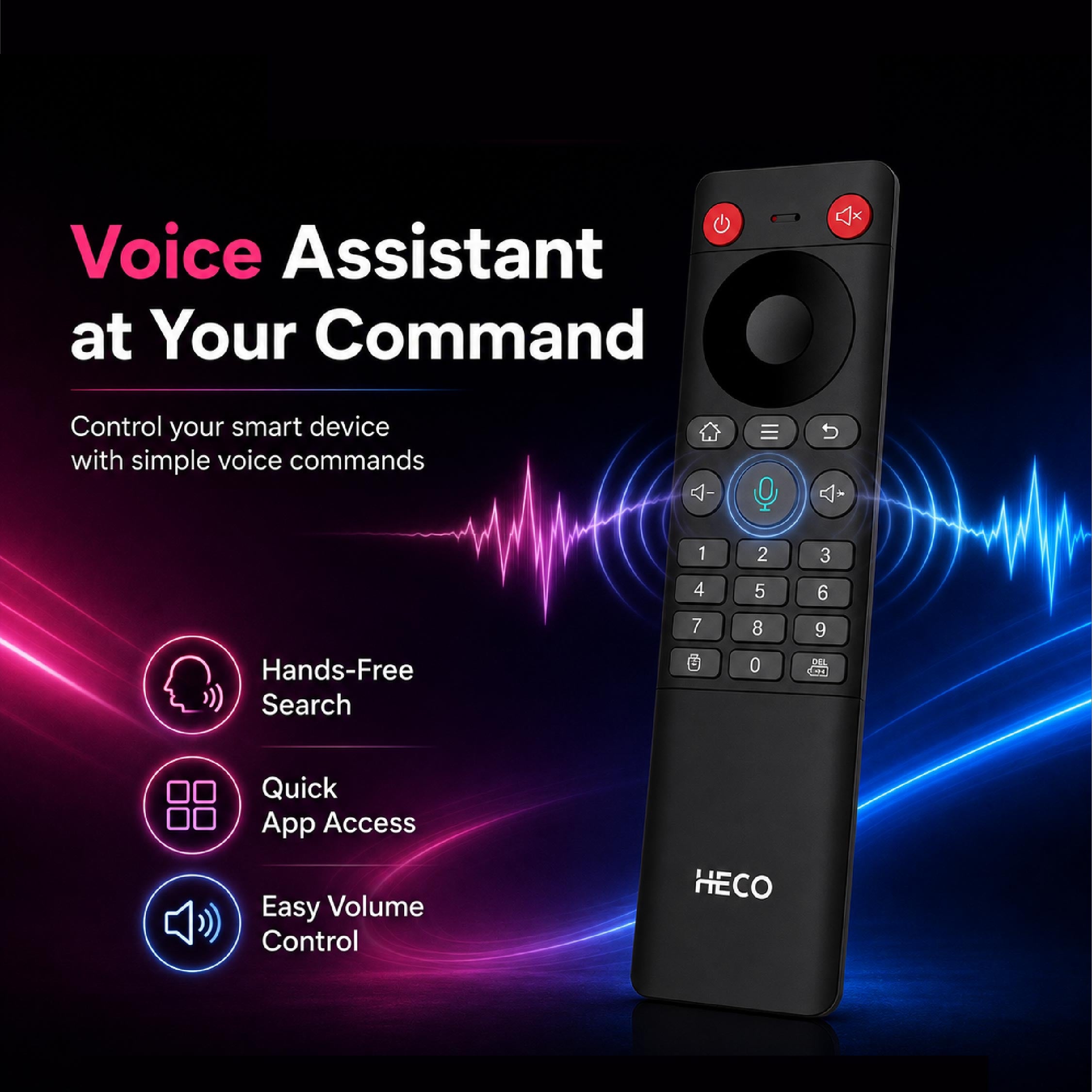 Heco Bluetooth Smart Remote Control - DCTB