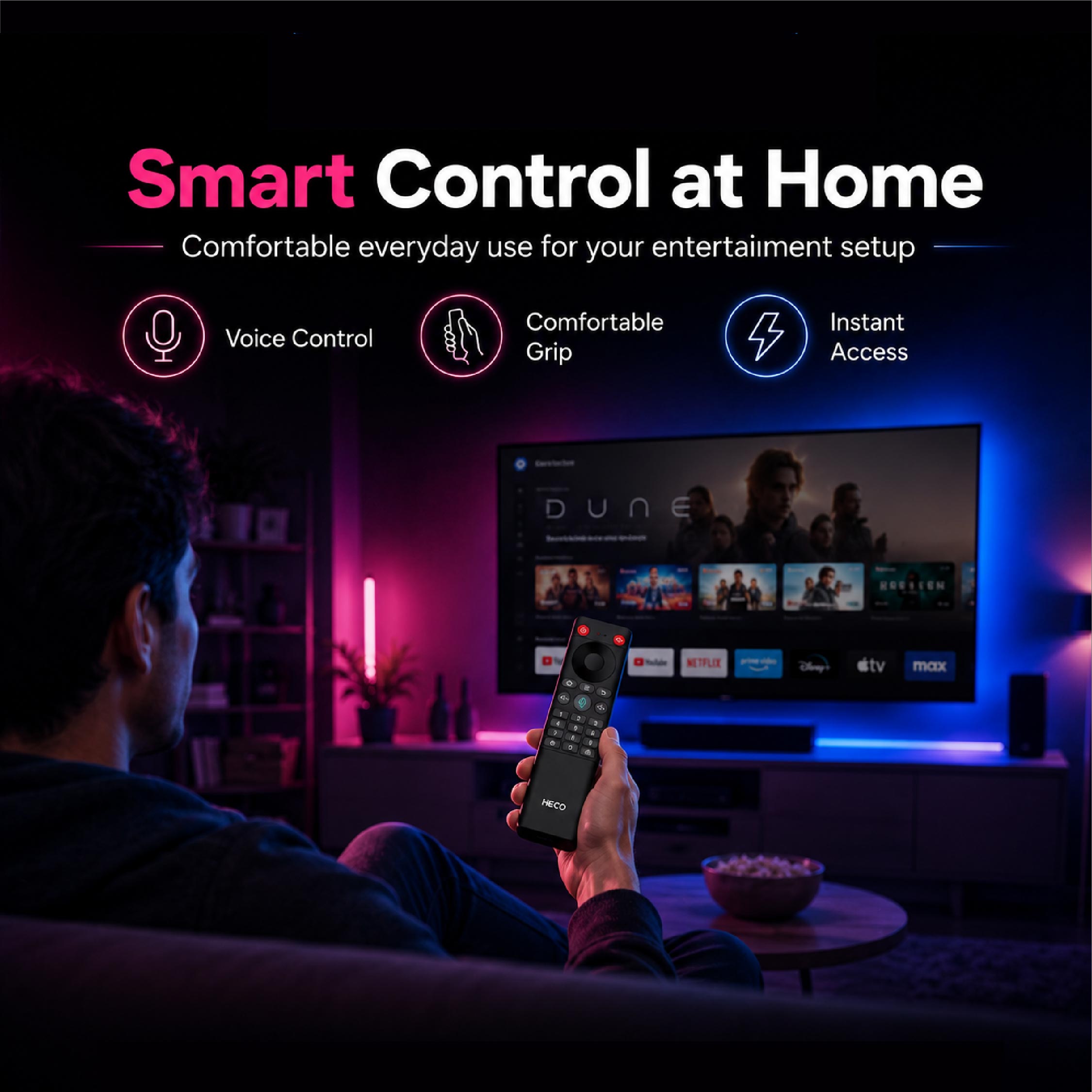 Heco Bluetooth Smart Remote Control - DCTB