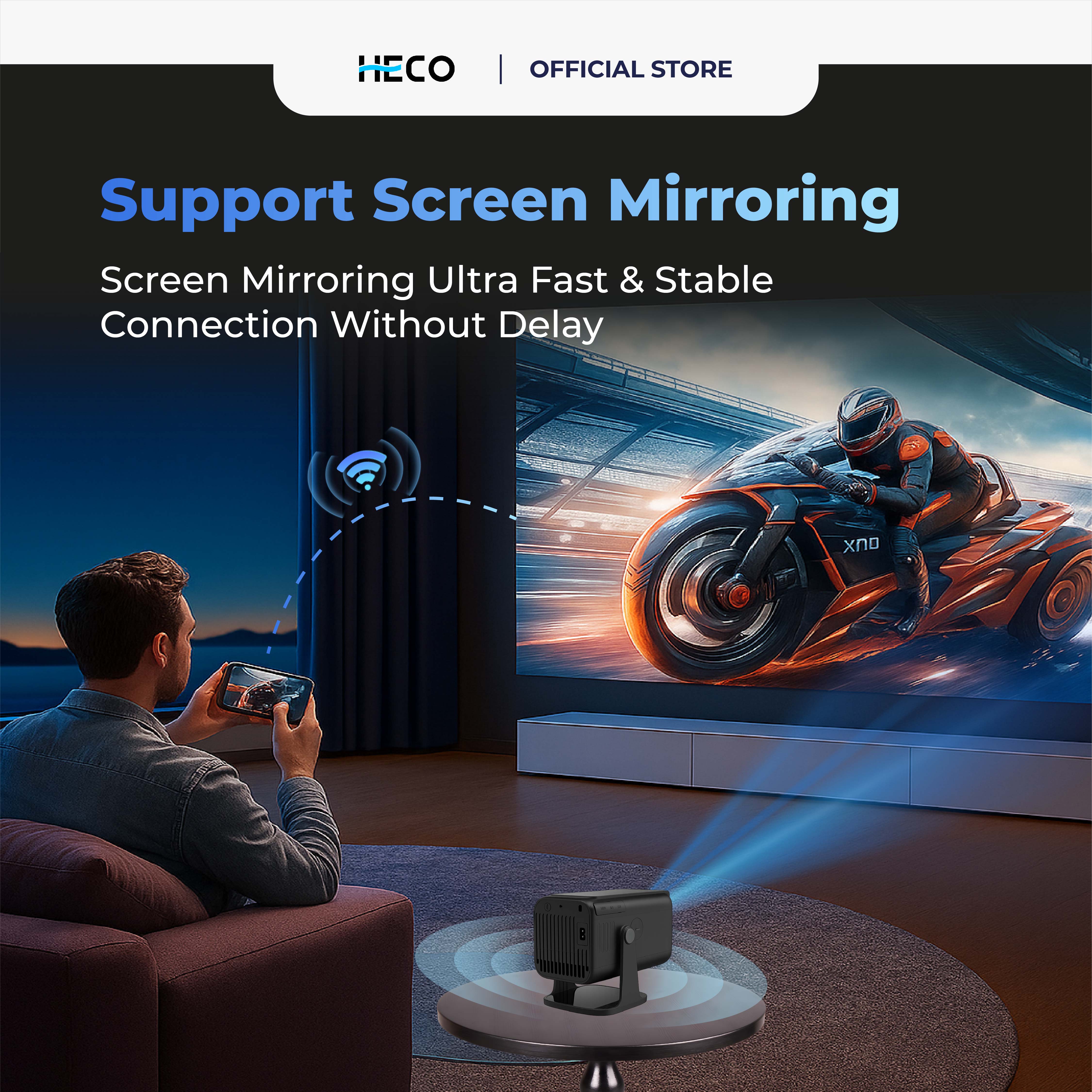 Heco Projector P400 (Early Bird Promo) - DCTB