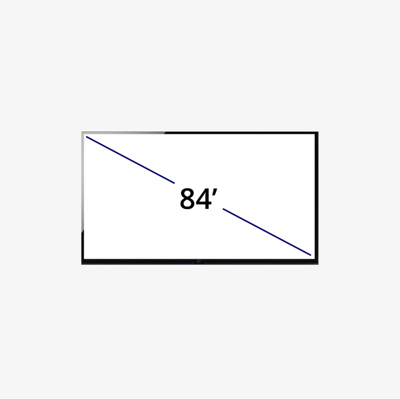 Heco 84” Inch Cinema-Grade Nano Anti-Light Screen