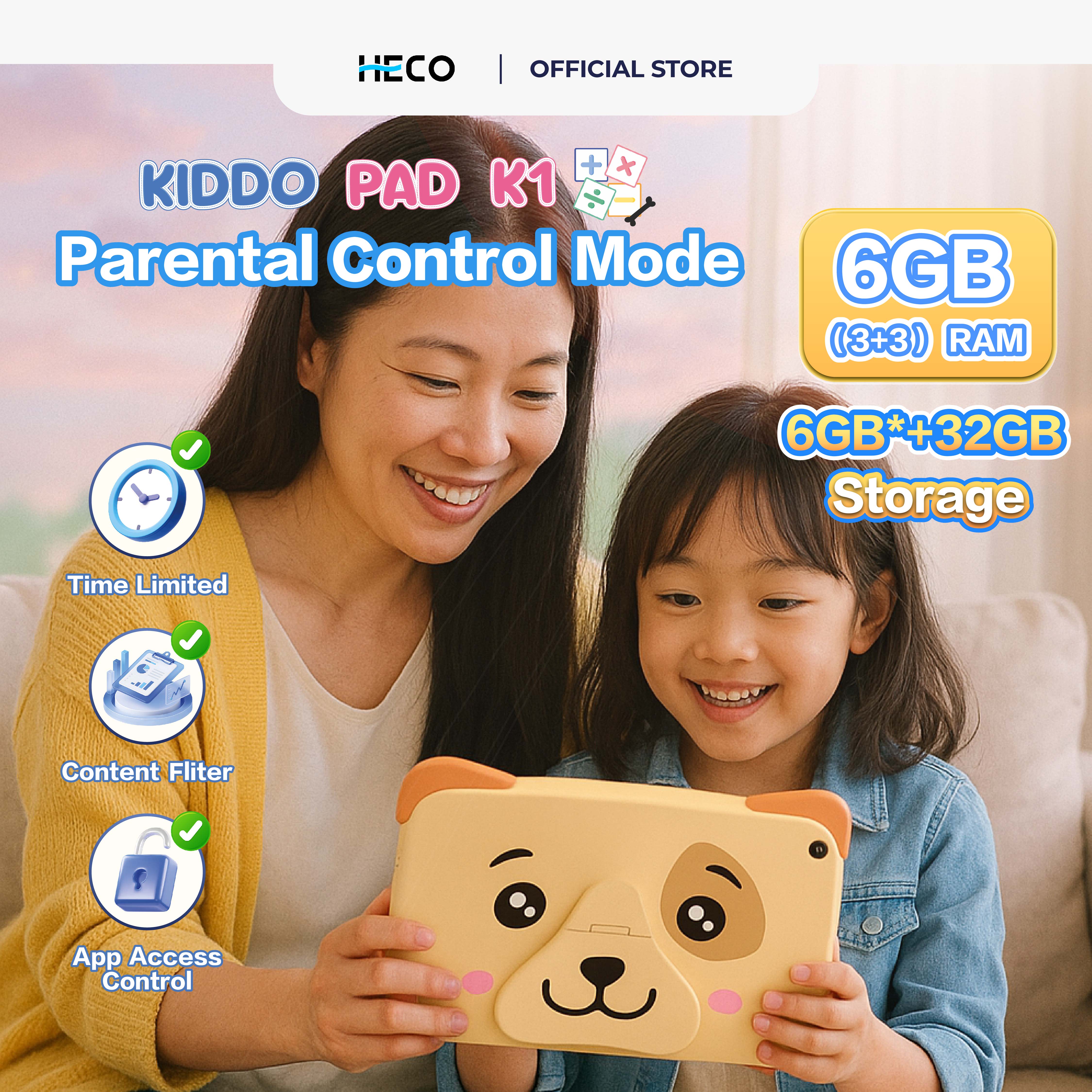 Heco Kiddo Pad K1 - Kids Tablet - DCTB