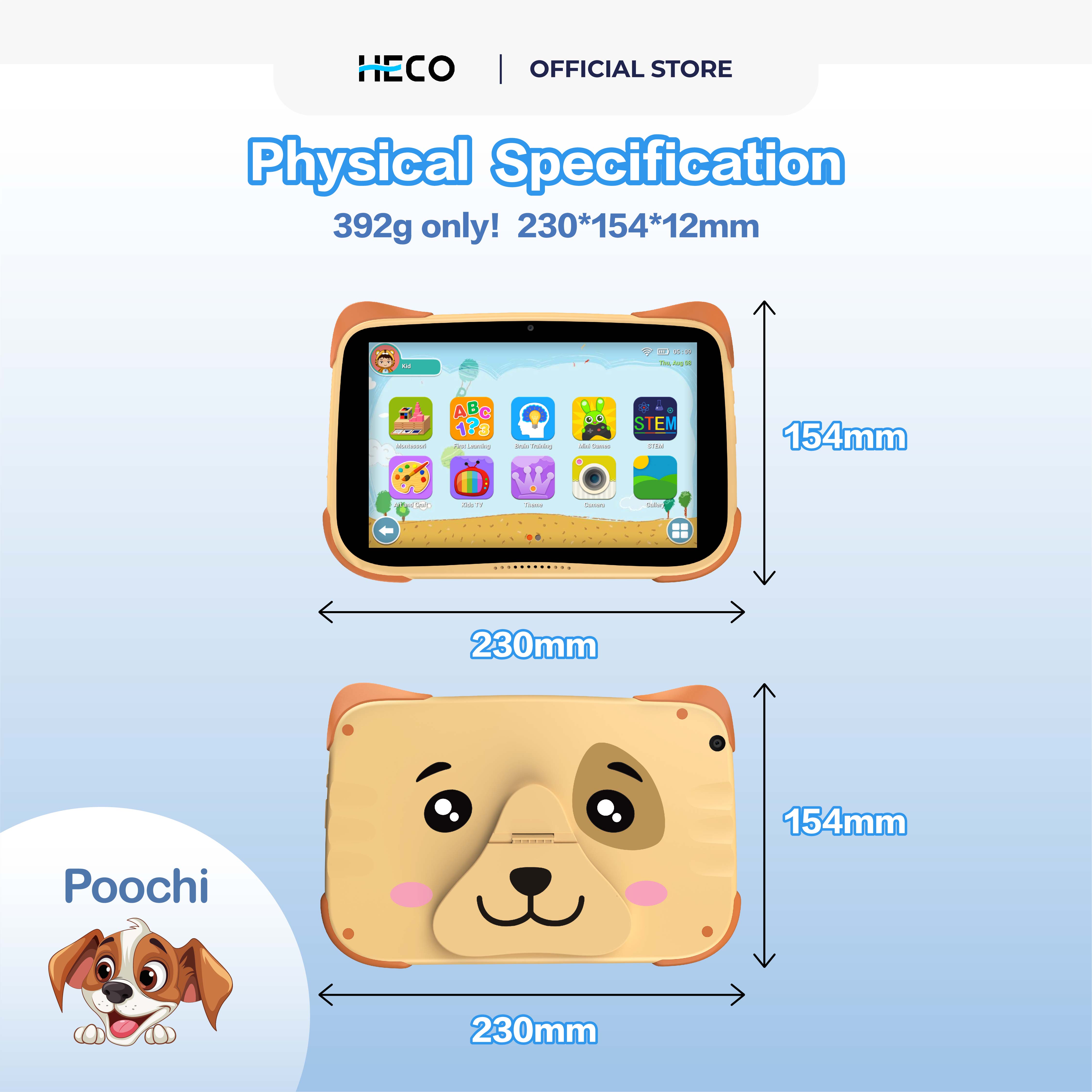 Heco Kiddo Pad K1 - Kids Tablet - DCTB