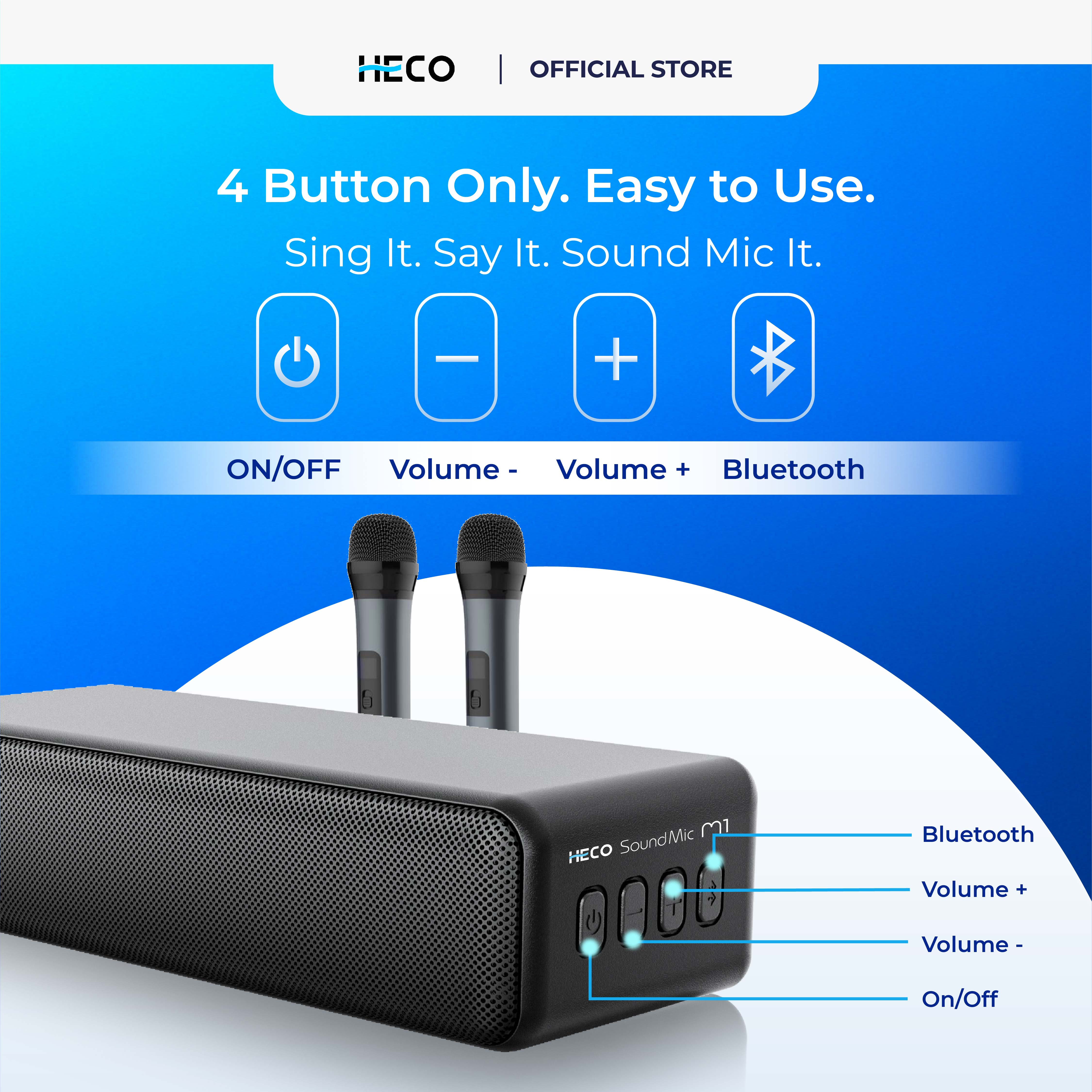 Heco SoundMic M1 Speaker Microphone