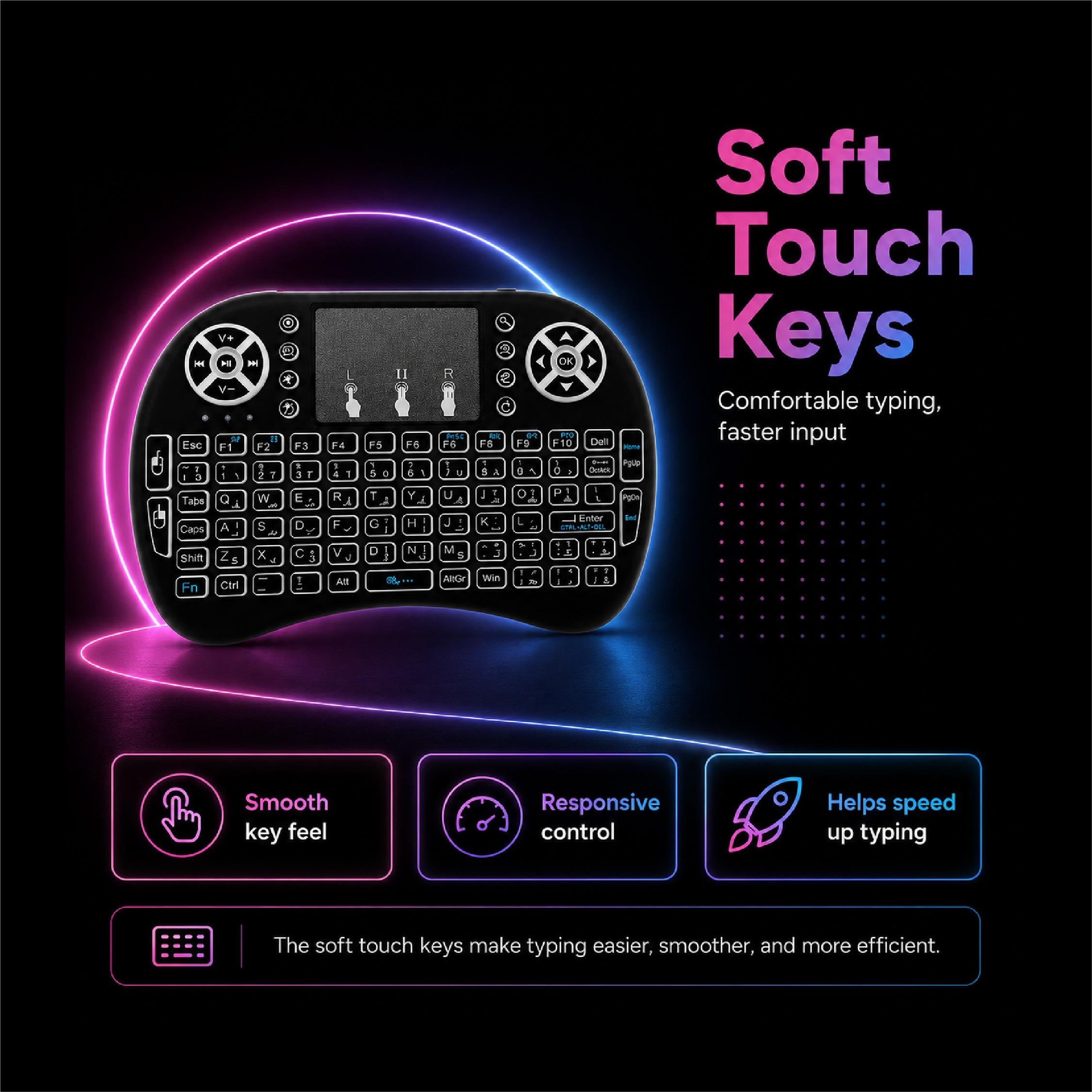 Air Keyboard i8 - DCTB