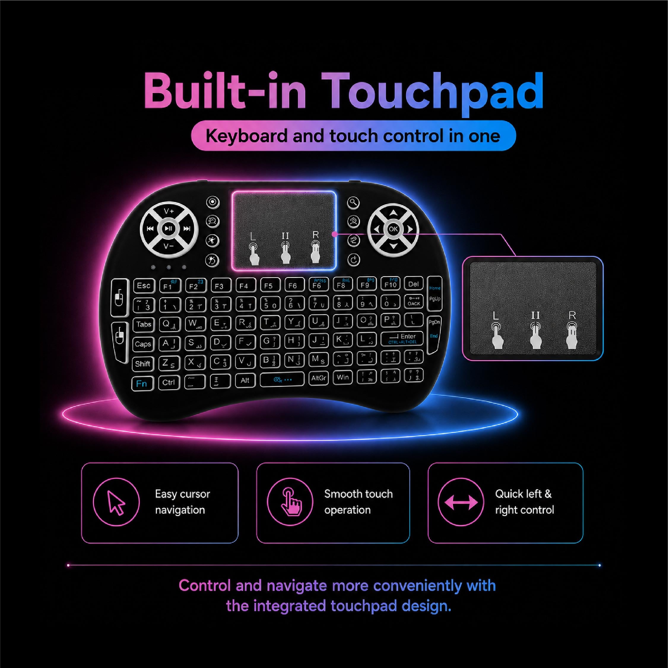 Air Keyboard i8 - DCTB