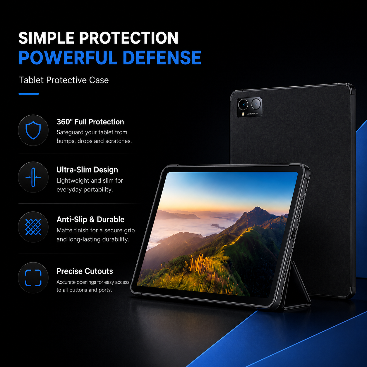 Premium Leather Cover｜Heco Vision Tab - DCTB