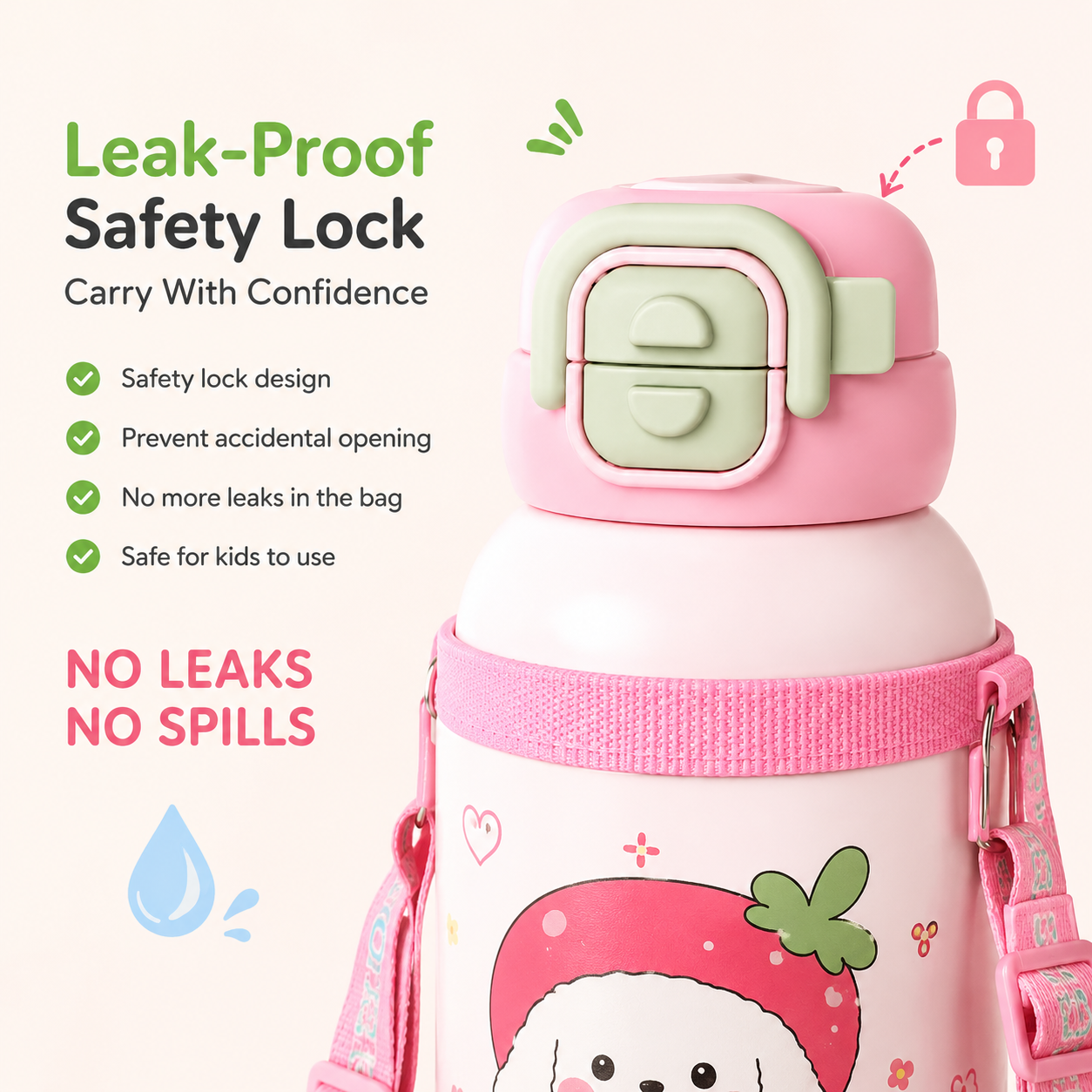 Heco 316 Stainless Steel Kids Bottle｜BPA-Free Materials - DCTB
