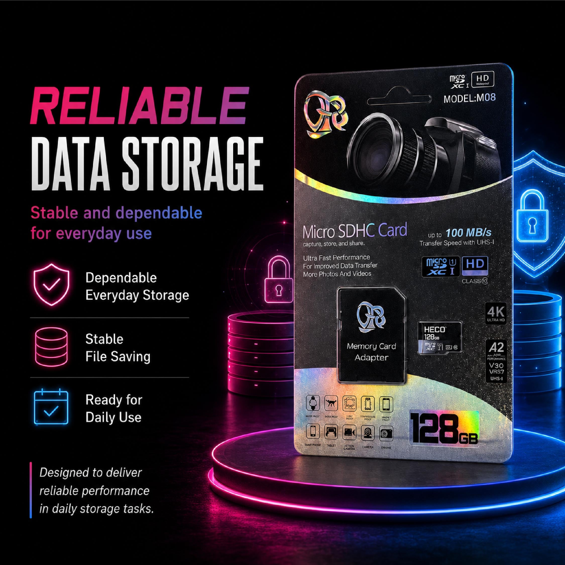 Heco 128GB Micro SD Card｜Class 10 - DCTB