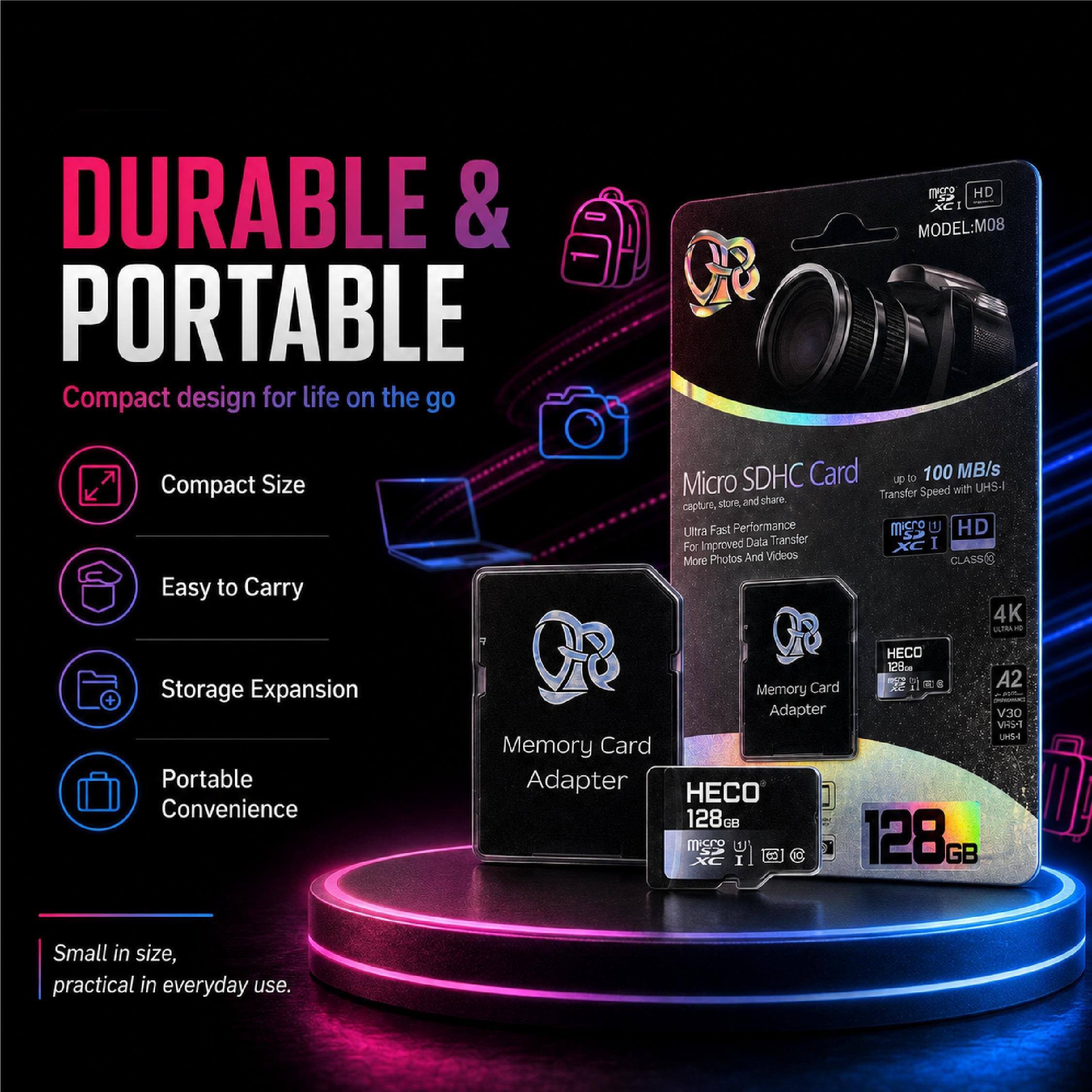 Heco 128GB Micro SD Card｜Class 10 - DCTB