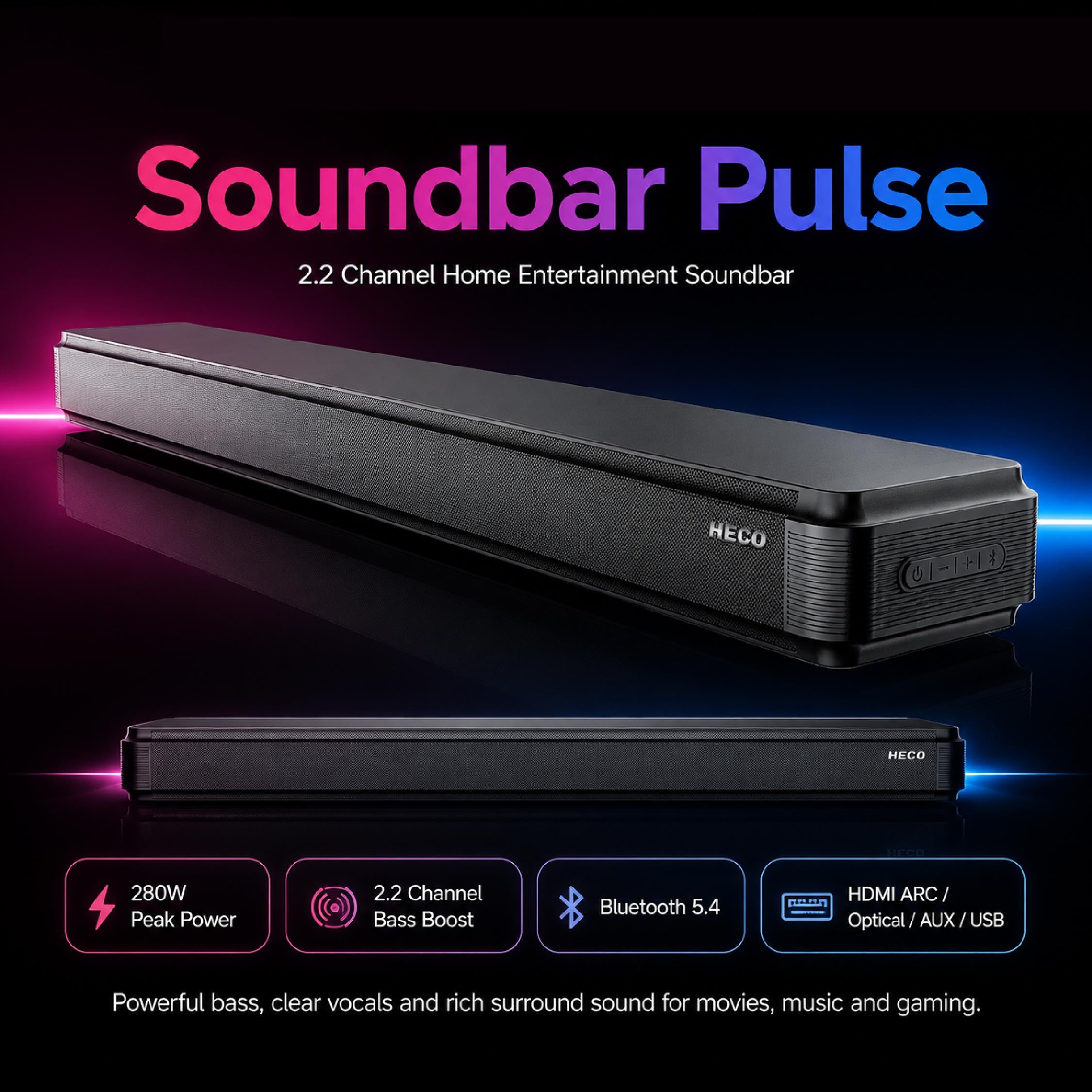 Heco Soundbar Pulse - DCTB