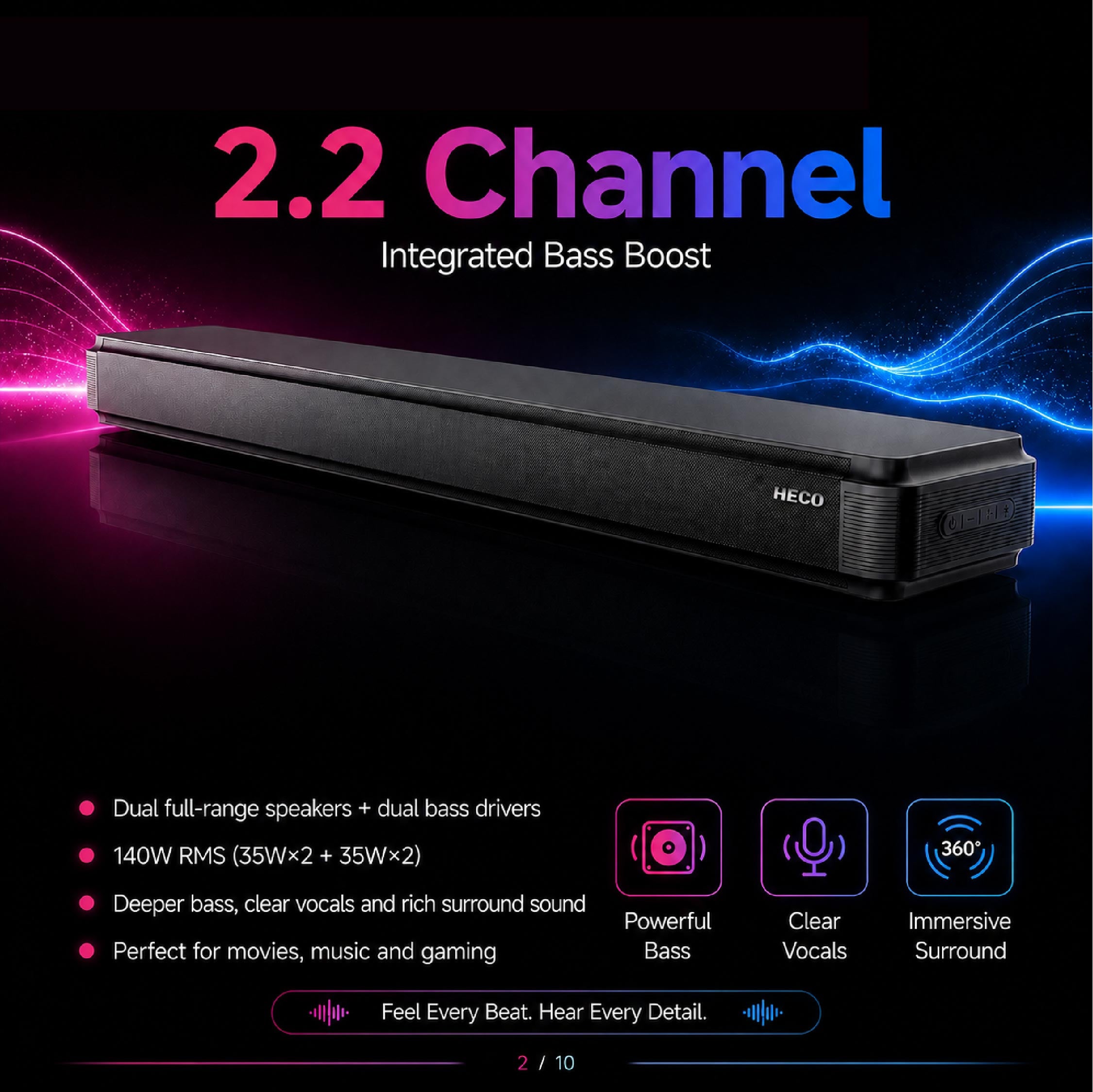 Heco Soundbar Pulse - DCTB