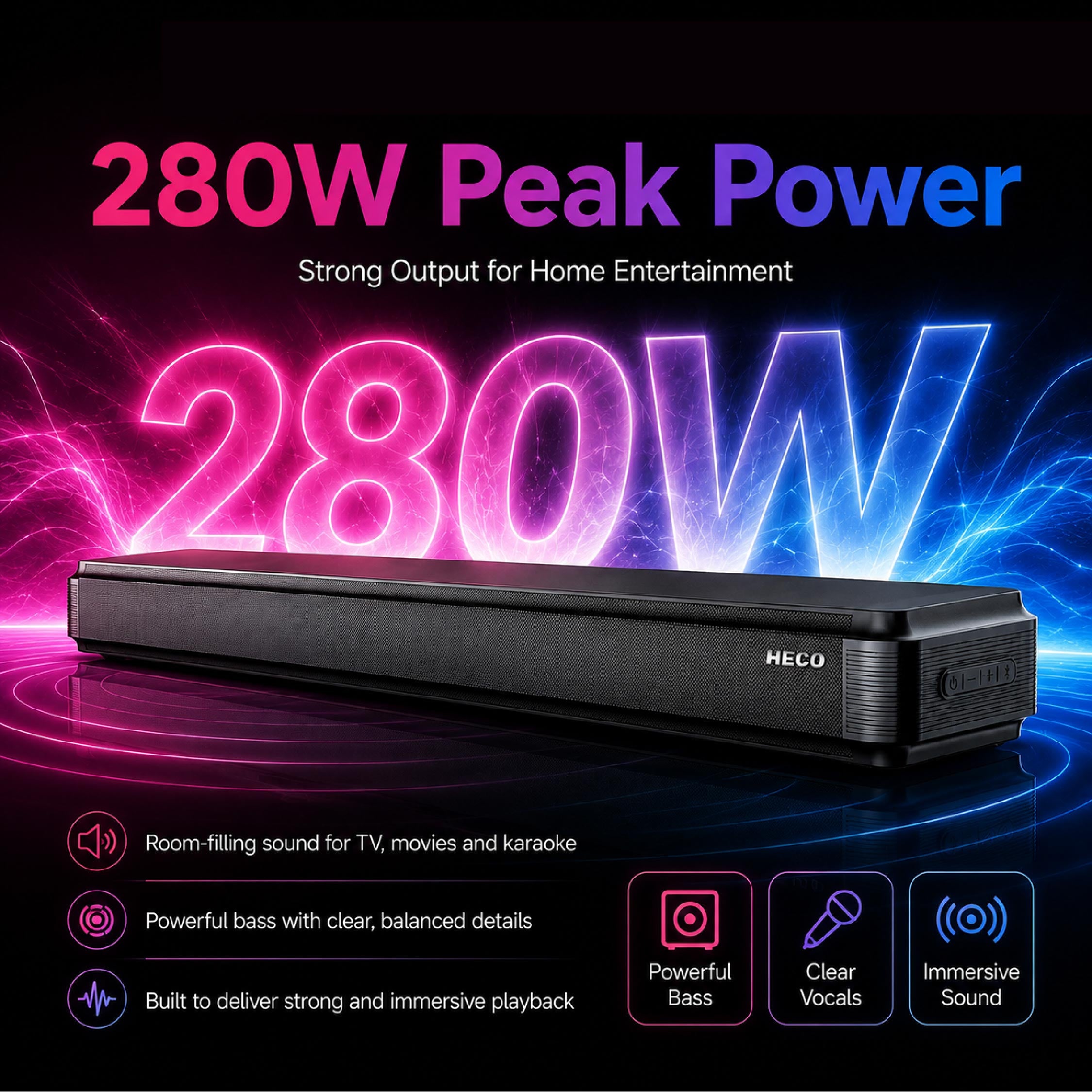 Heco Soundbar Pulse - DCTB