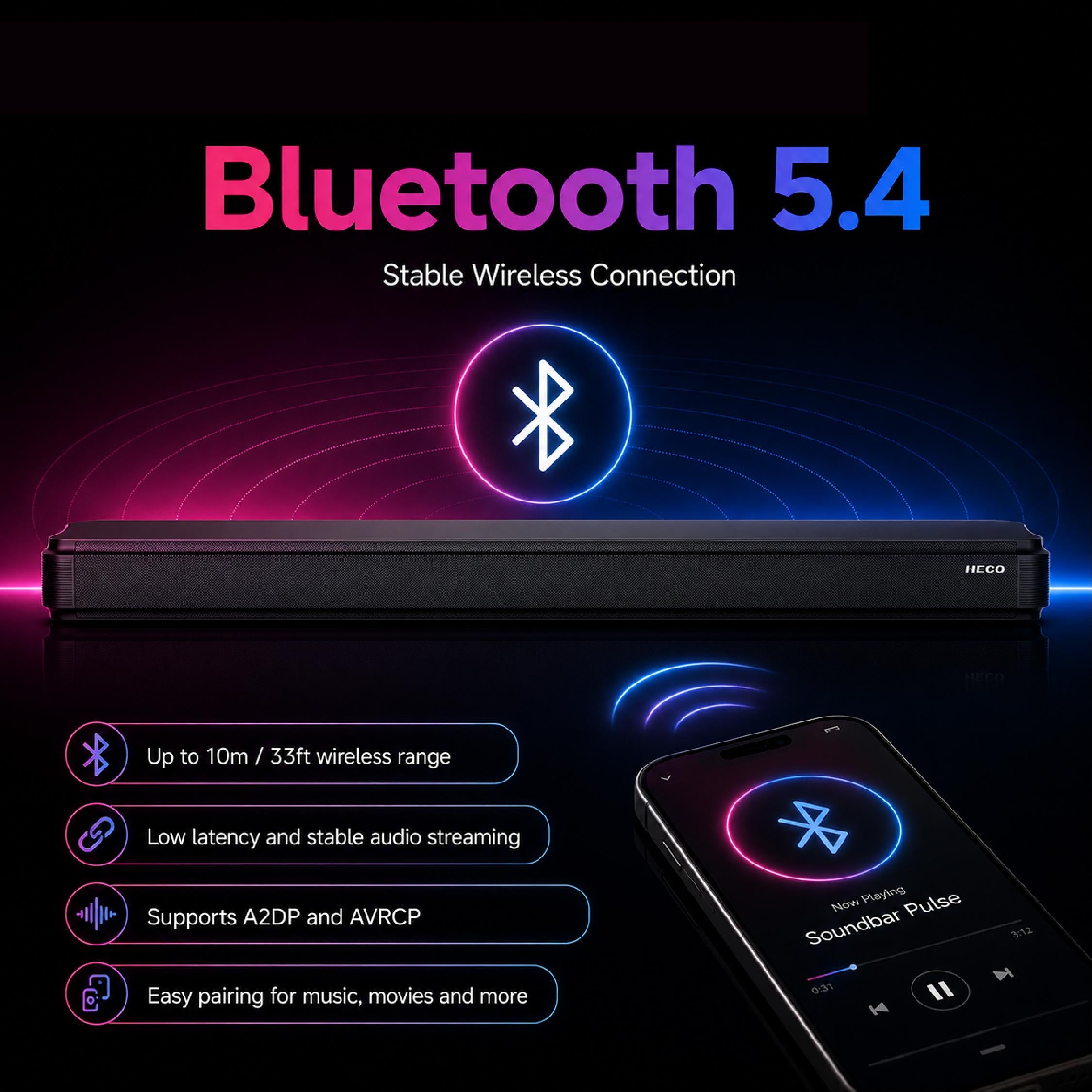 Heco Soundbar Pulse - DCTB