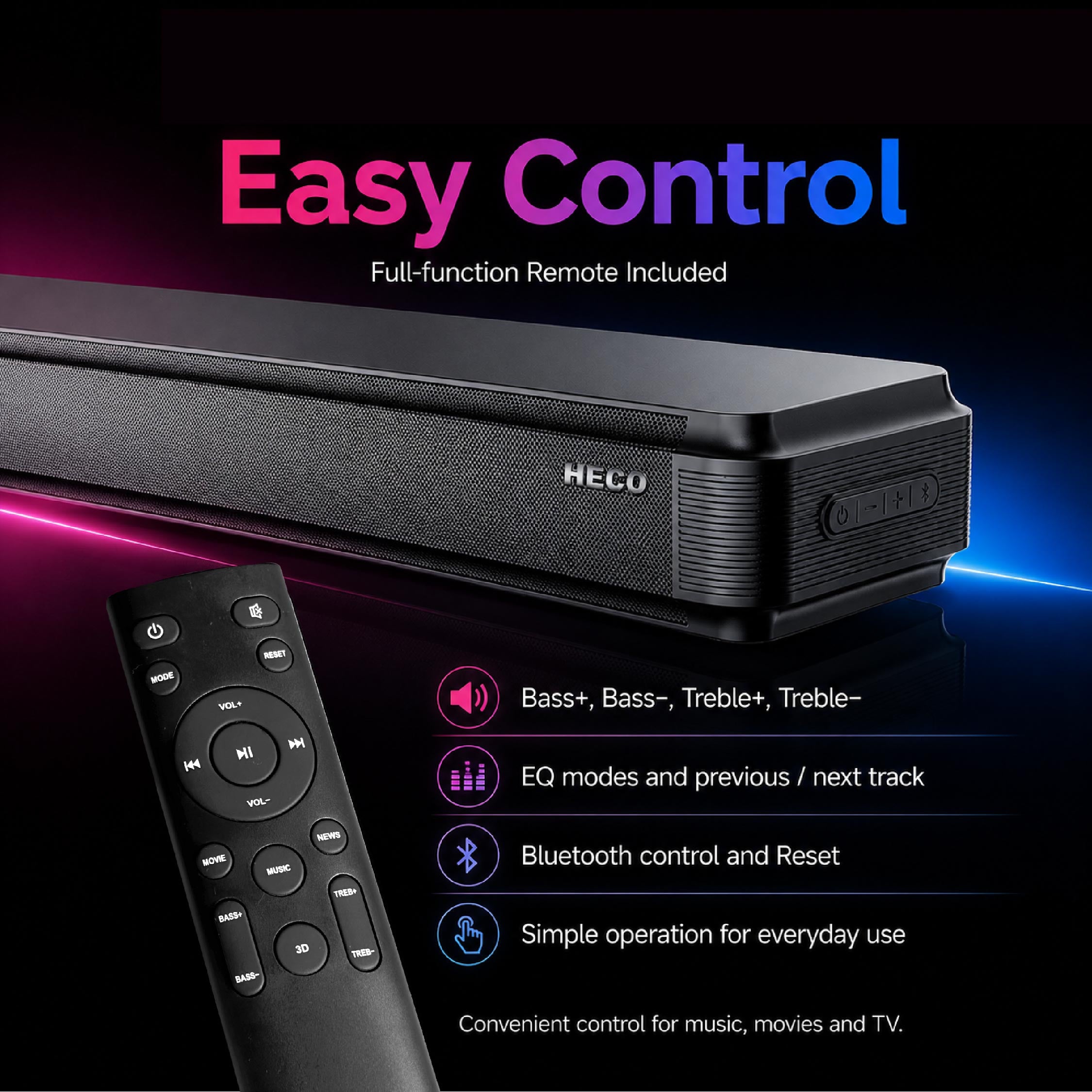 Heco Soundbar Pulse - DCTB