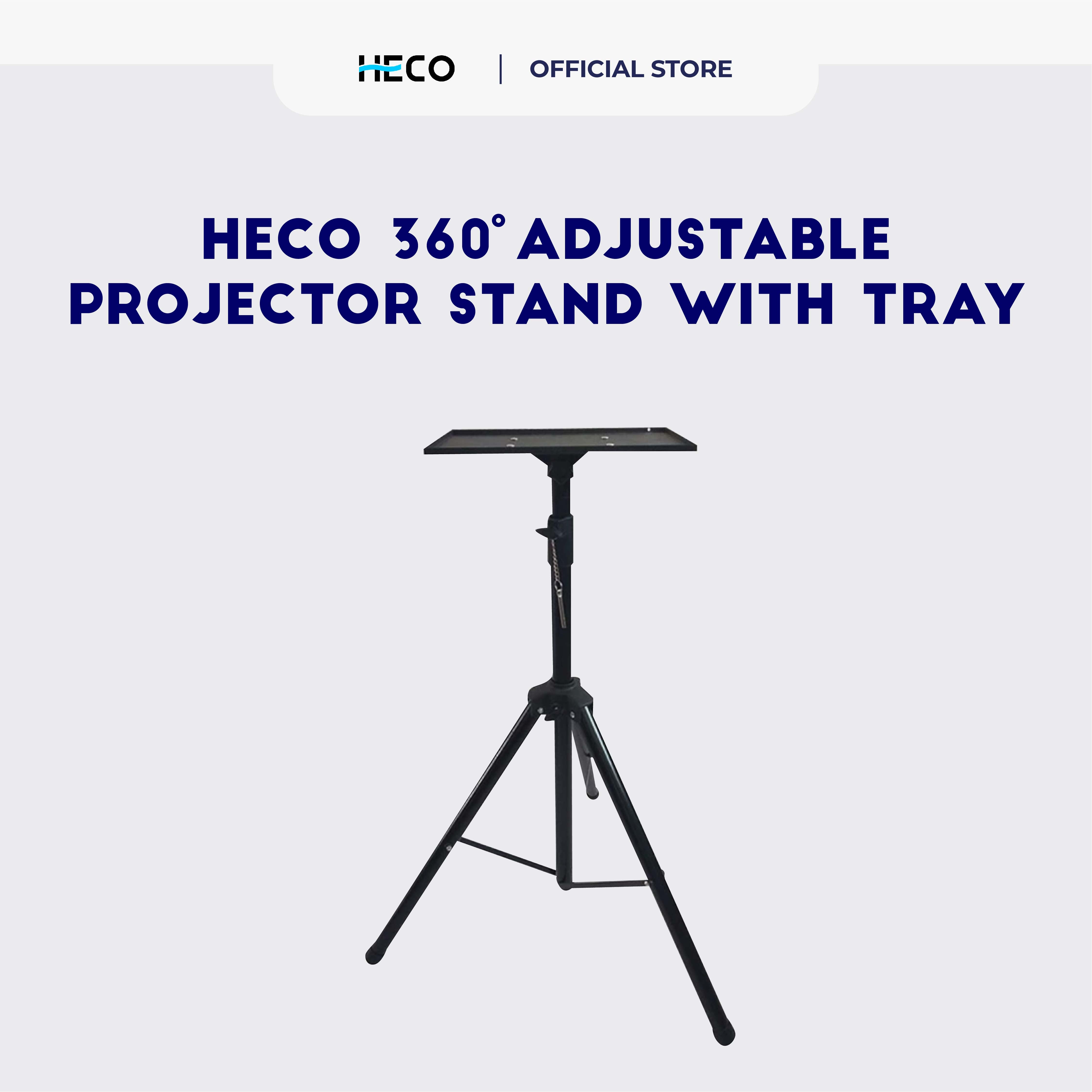 Heco 360° Adjustable Projector Stand With Tray - DCTB