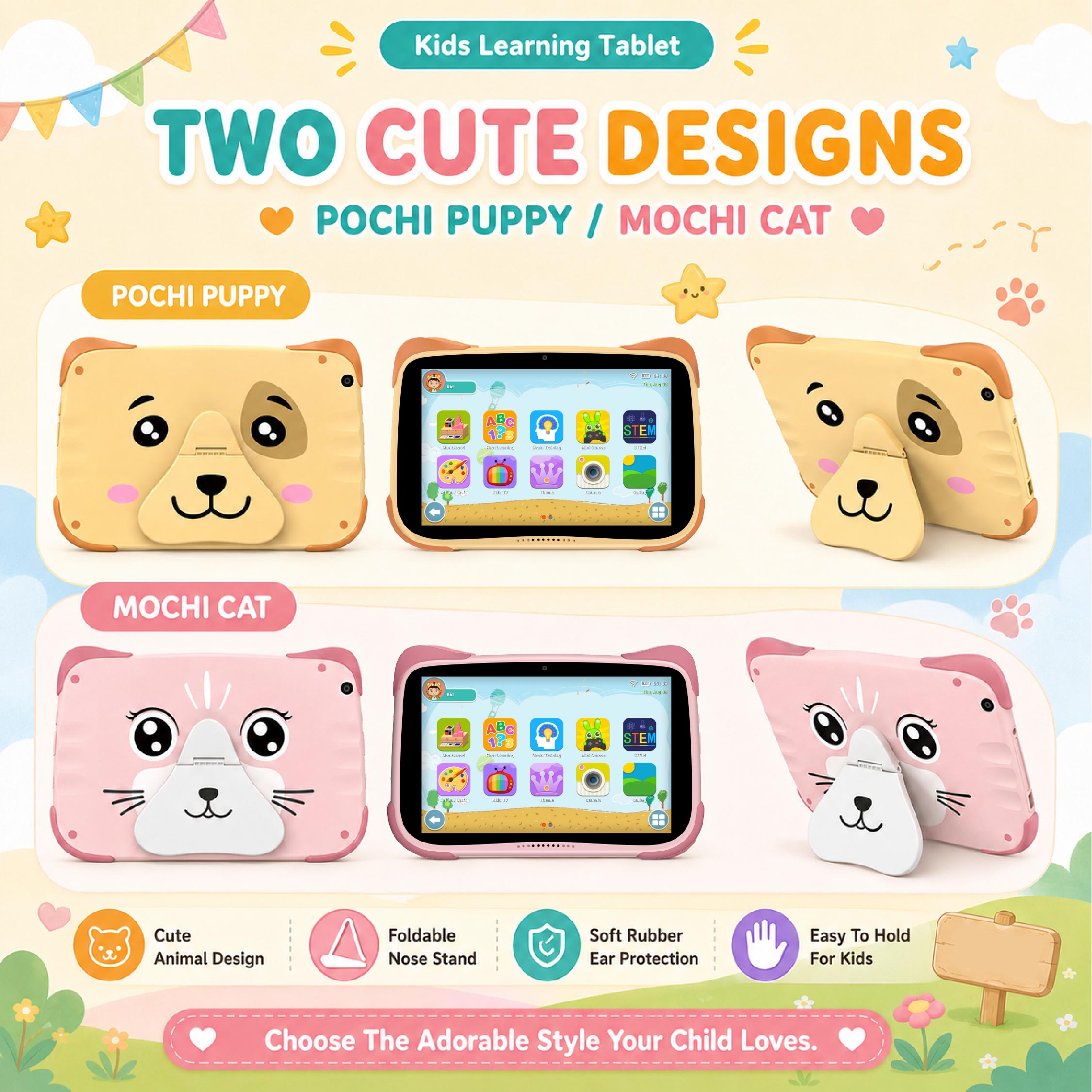 Heco Kiddo Pad K2 - Kids Tablet - DCTB
