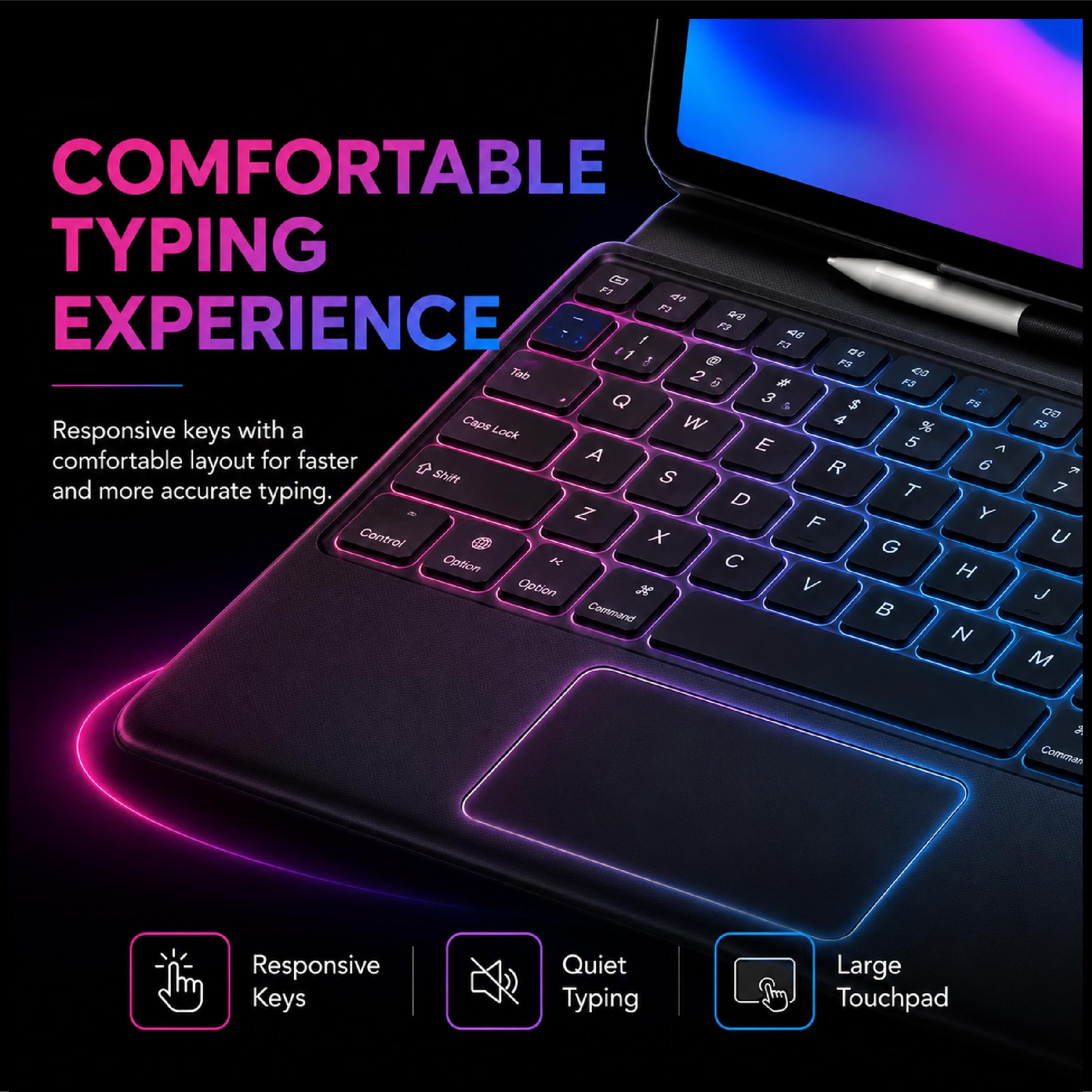 Heco Smart Bluetooth Keyboard ｜ Heco Vision PRO - DCTB