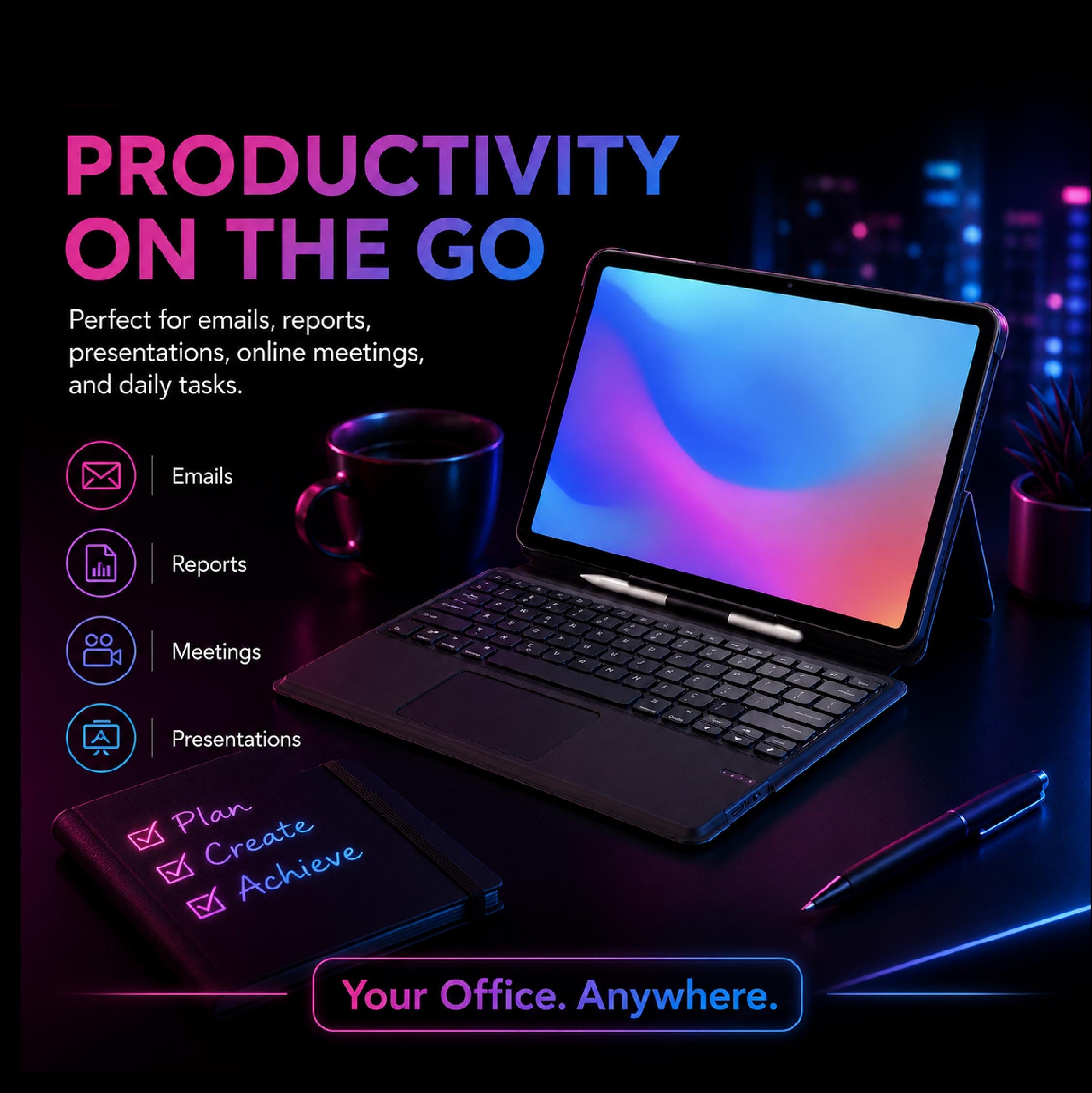 Heco Smart Bluetooth Keyboard ｜ Heco Vision PRO - DCTB