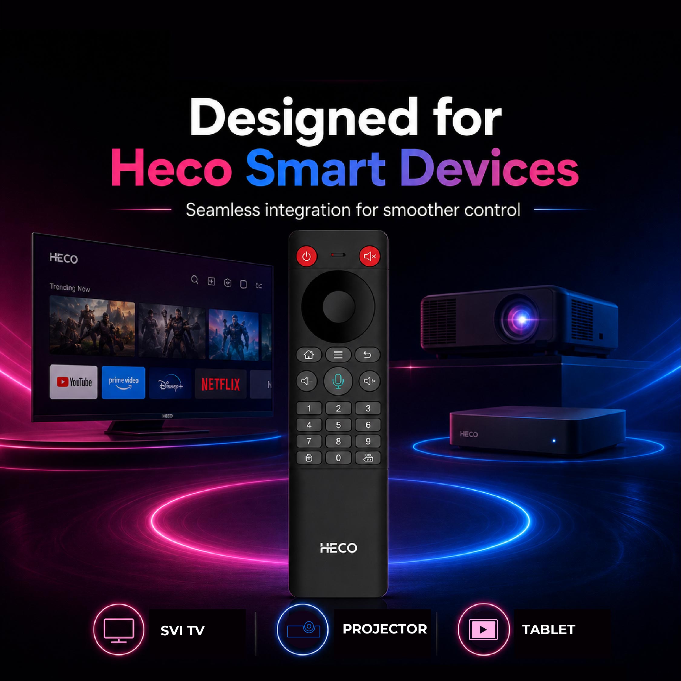 Heco Bluetooth Smart Remote Control - DCTB
