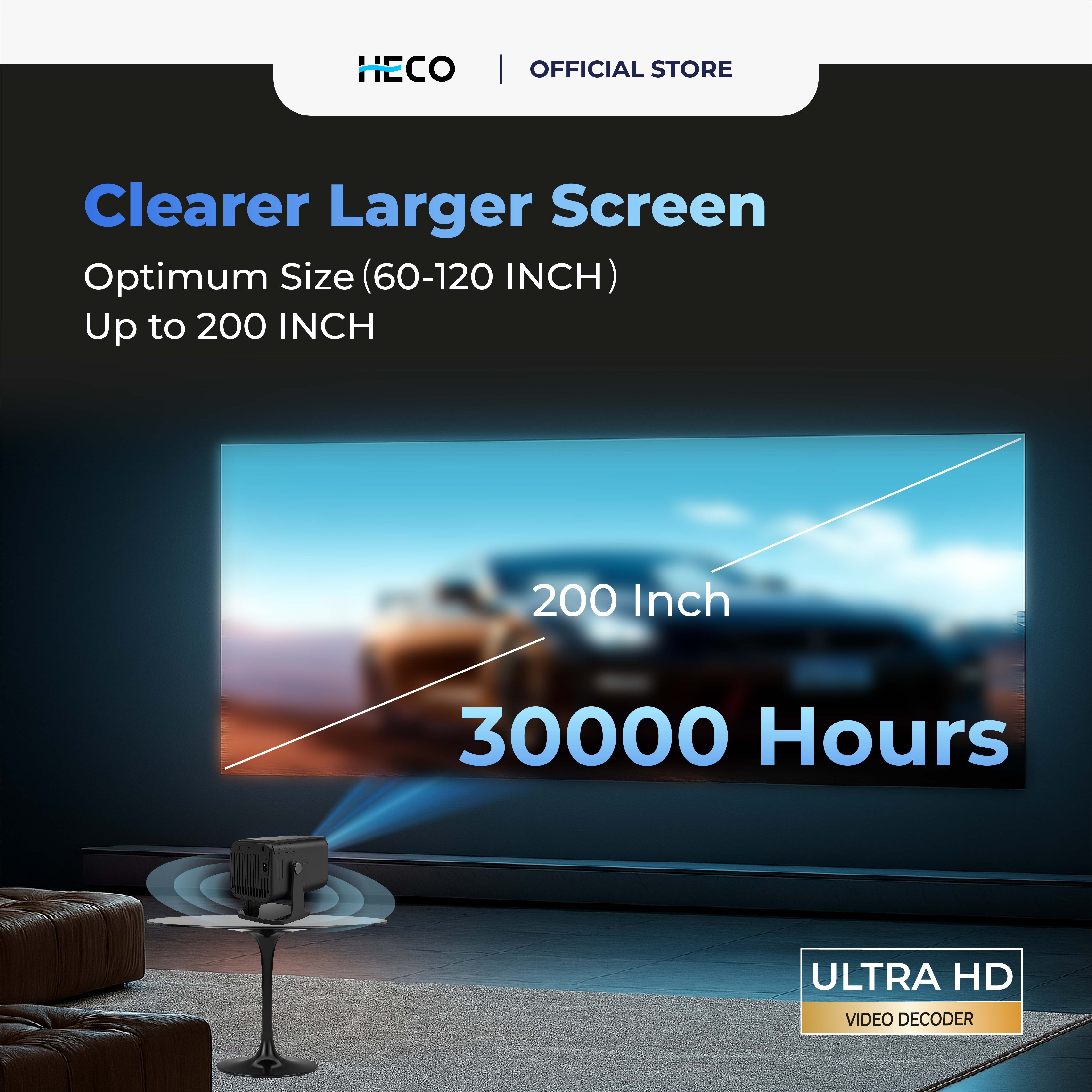 Heco Projector P400 (Early Bird Promo) - DCTB