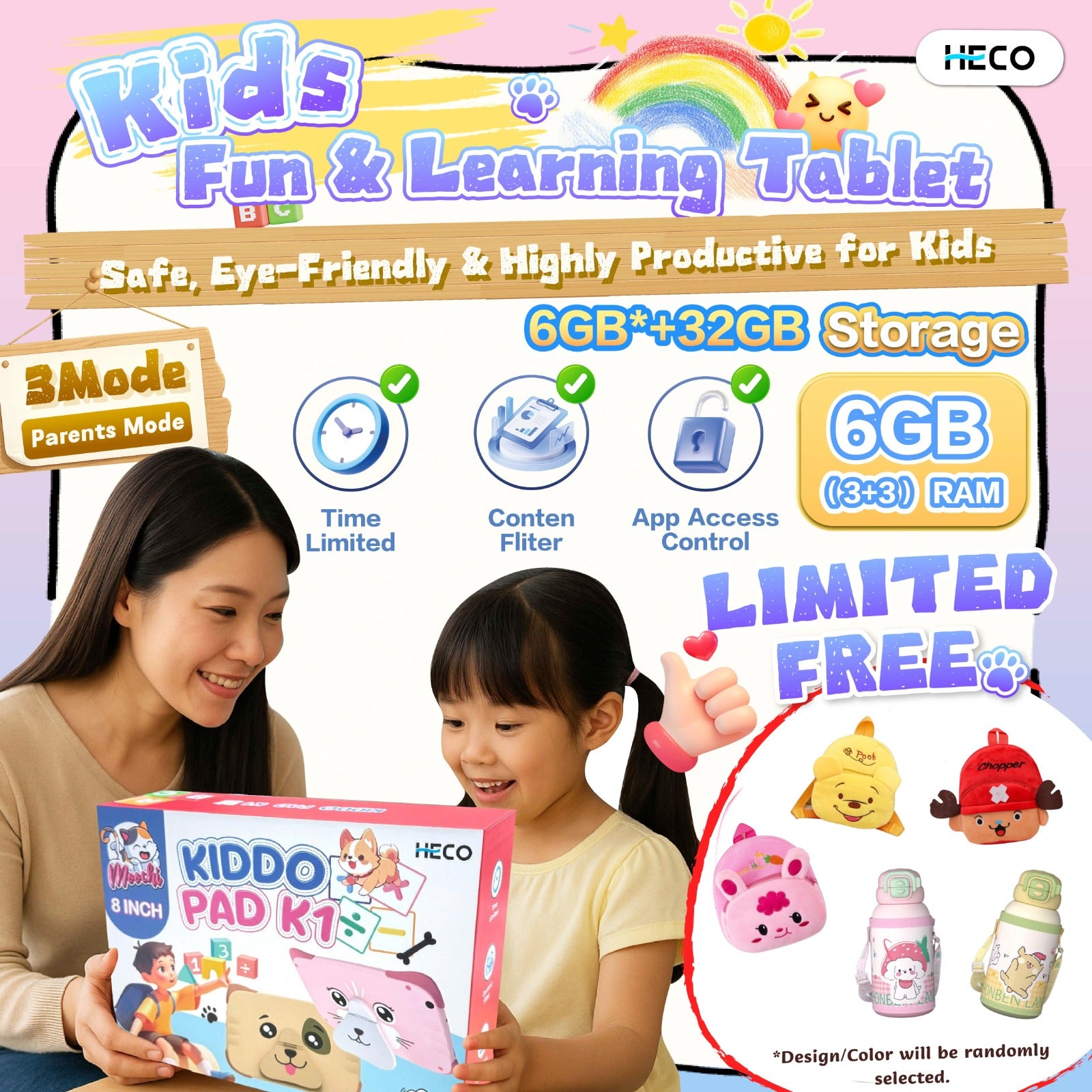Heco Kiddo Pad K1 - Kids Tablet